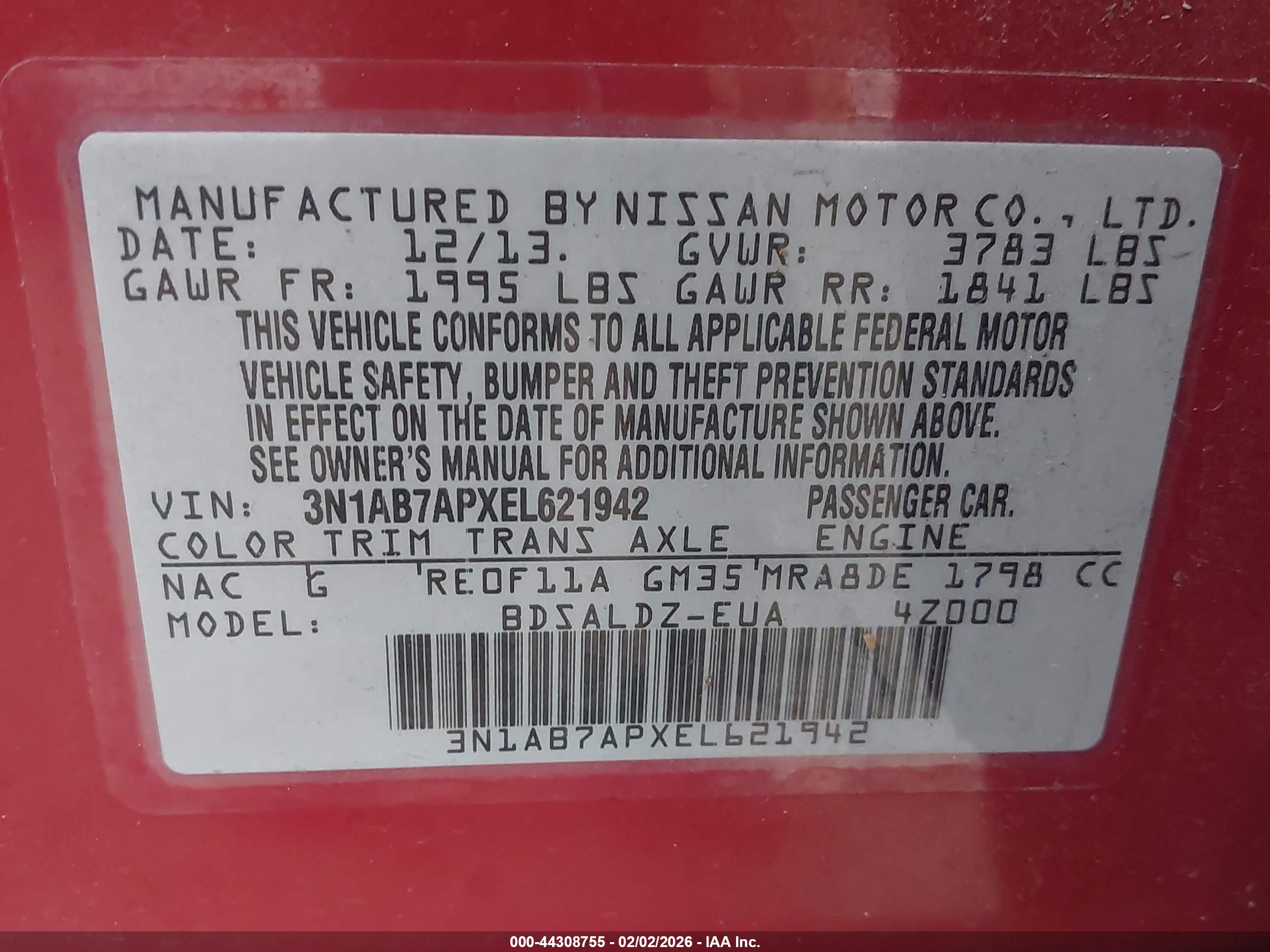 NISSAN SENTRA image 9
