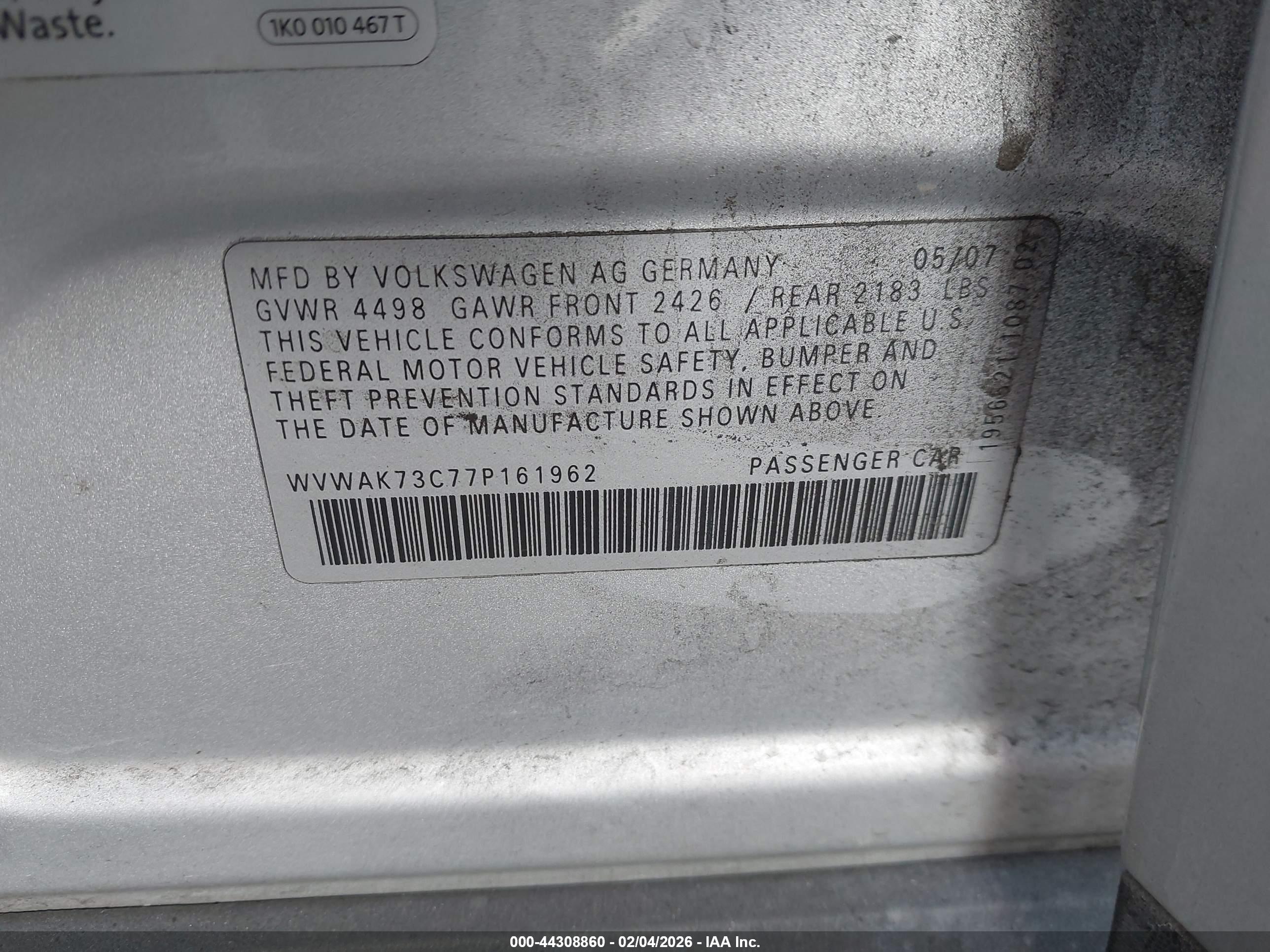 VOLKSWAGEN PASSAT image 9