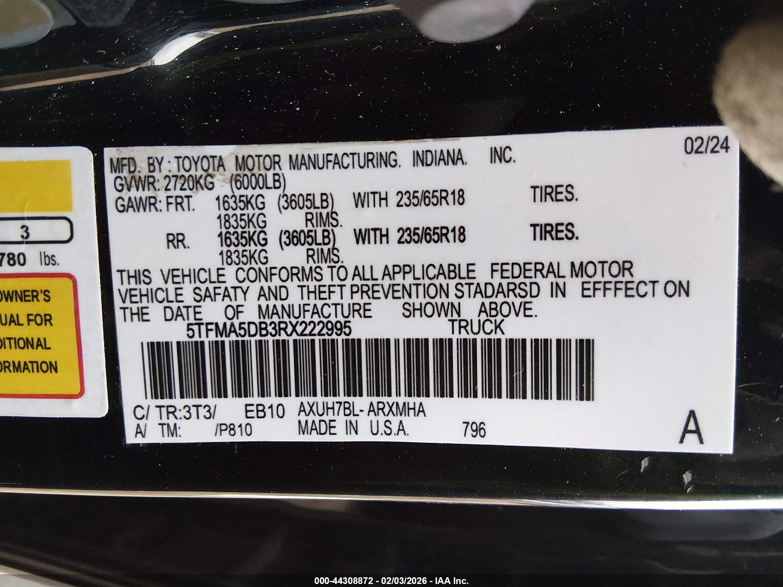 TOYOTA TUNDRA image 9