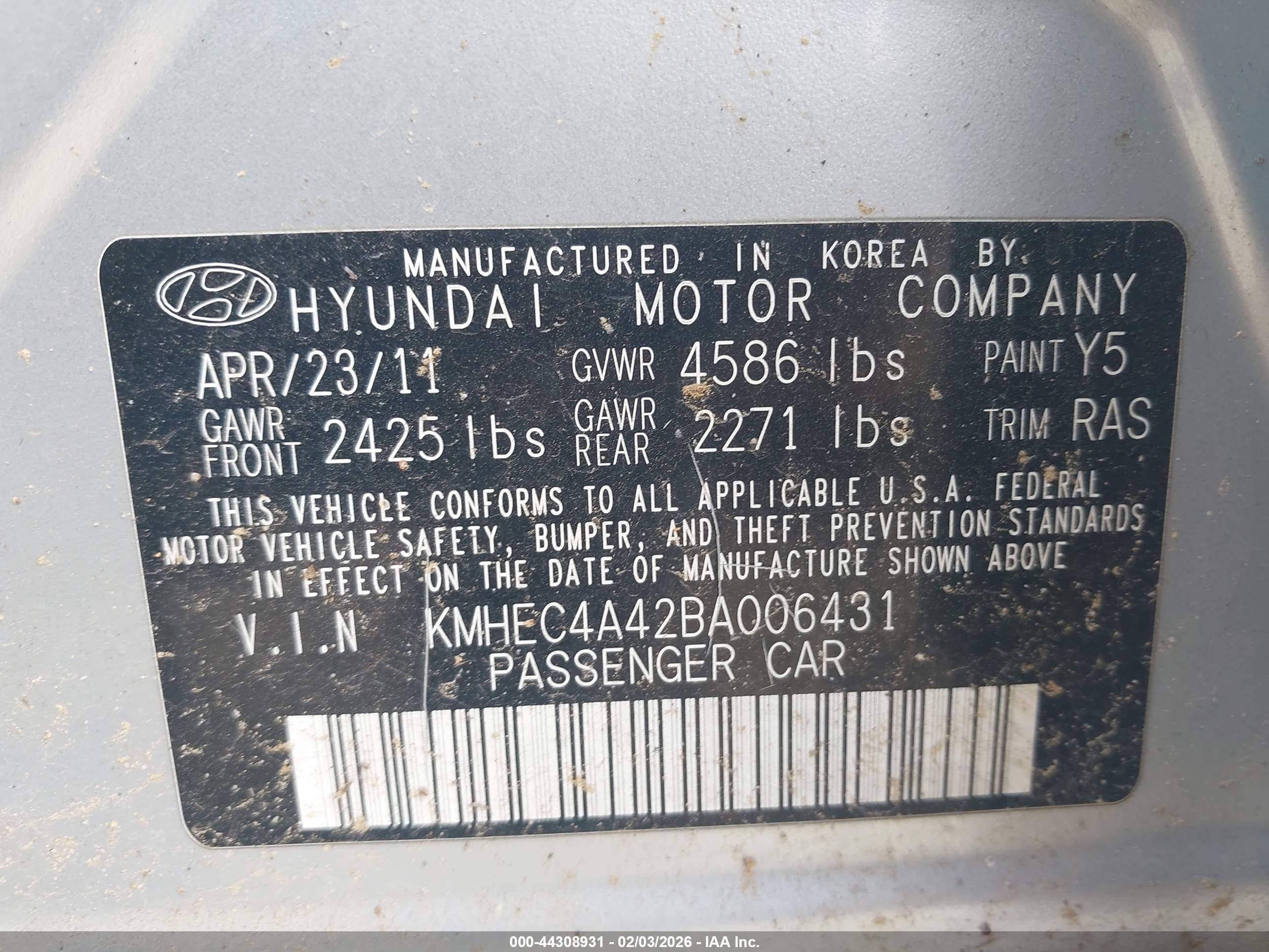 HYUNDAI SONATA image 9