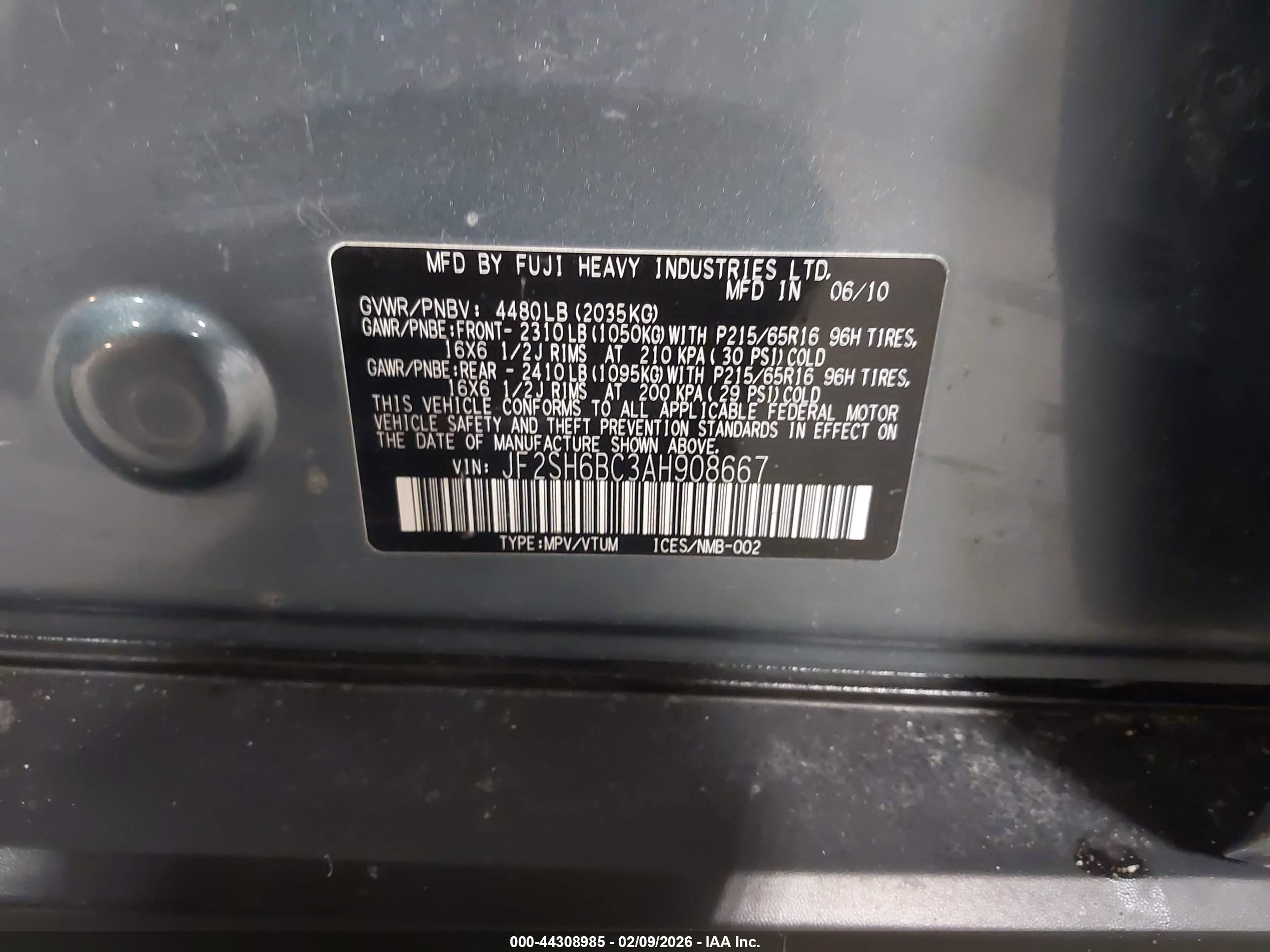 SUBARU FORESTER image 9