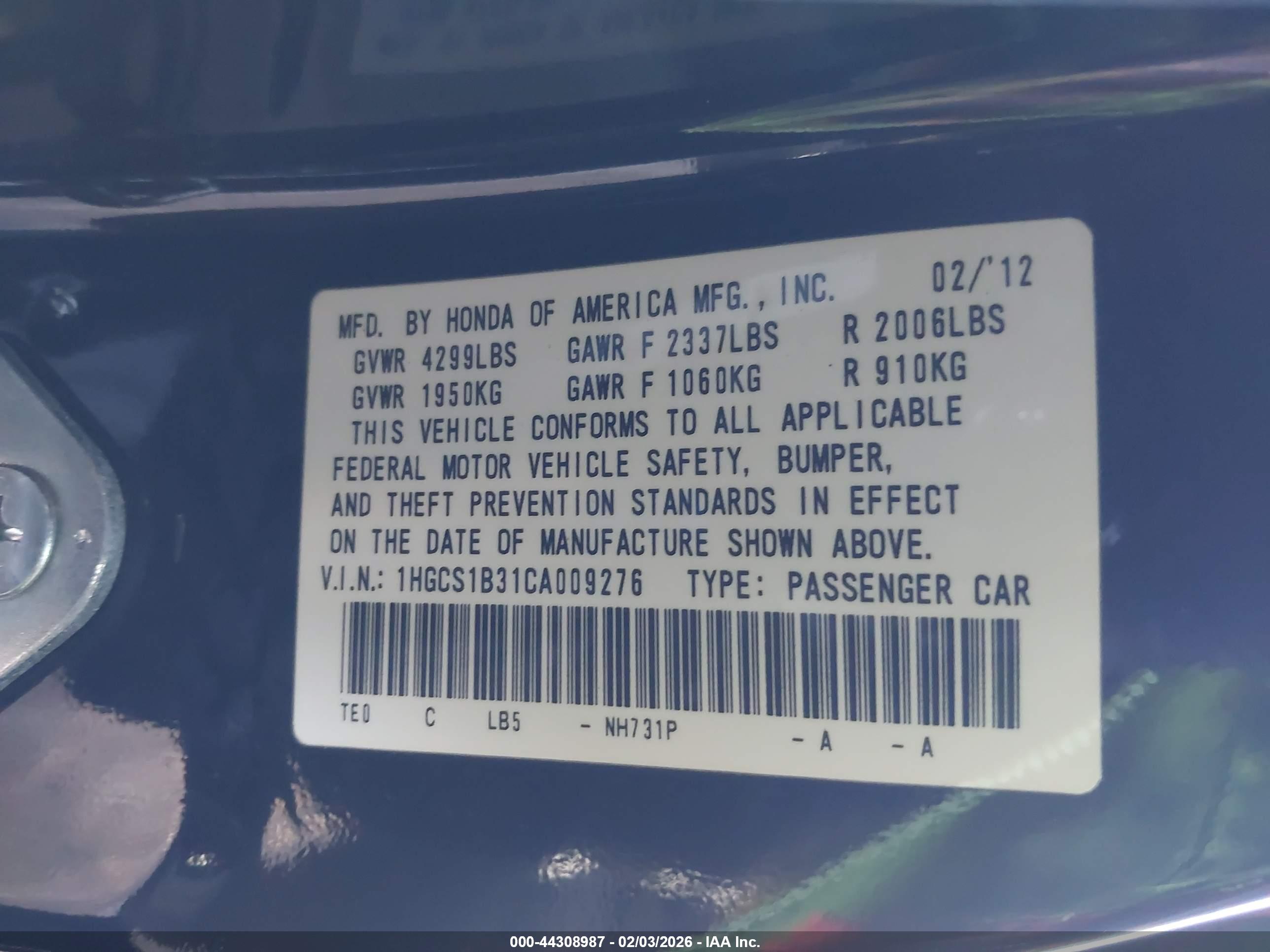 HONDA ACCORD image 9
