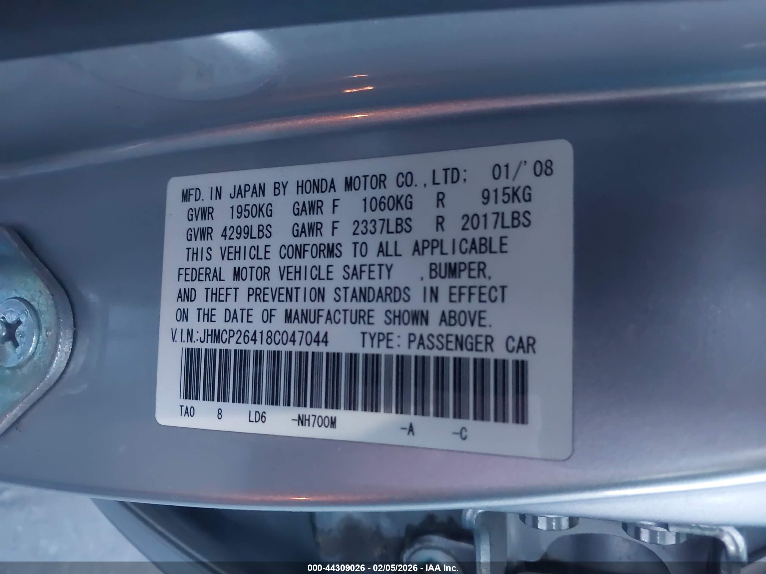 HONDA ACCORD image 9