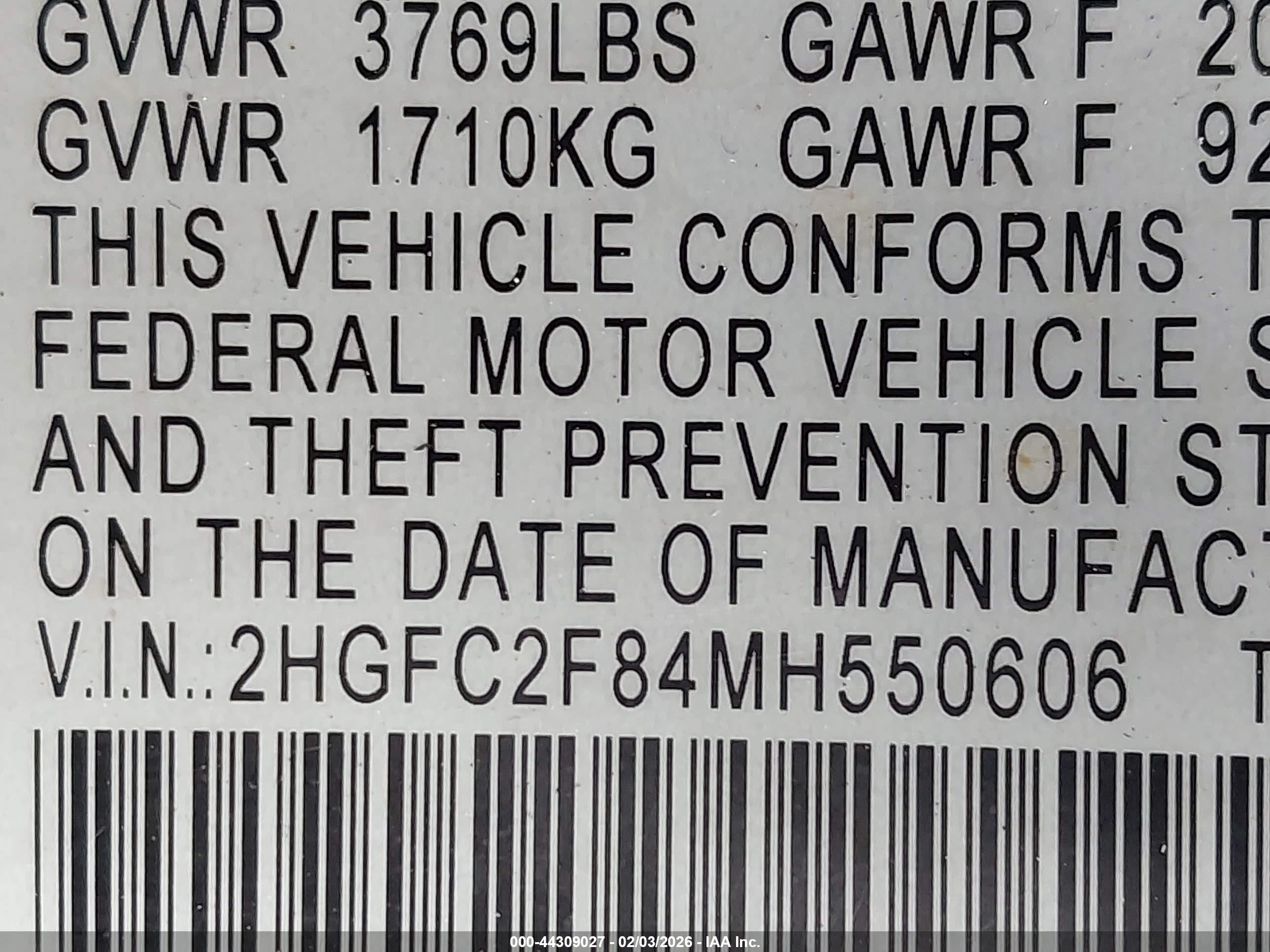 HONDA CIVIC image 9