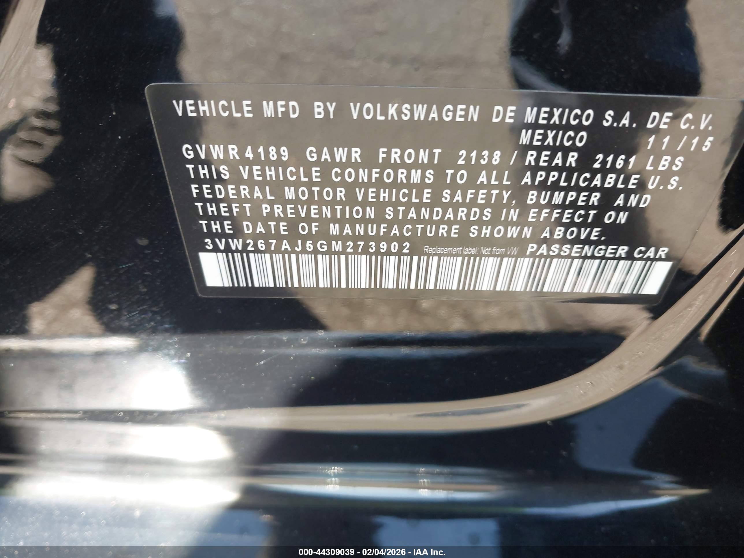 VOLKSWAGEN JETTA image 9