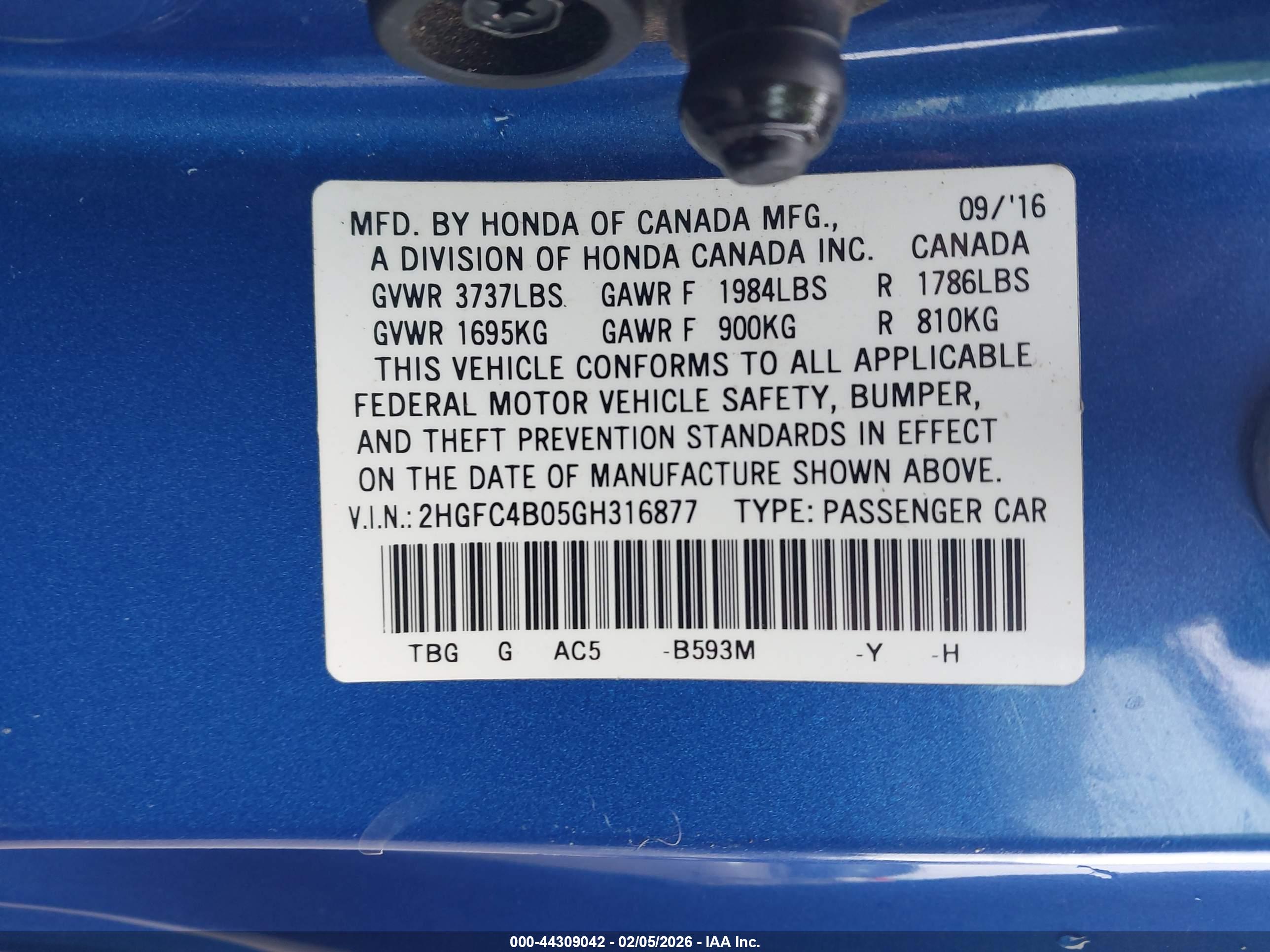 HONDA CIVIC image 9