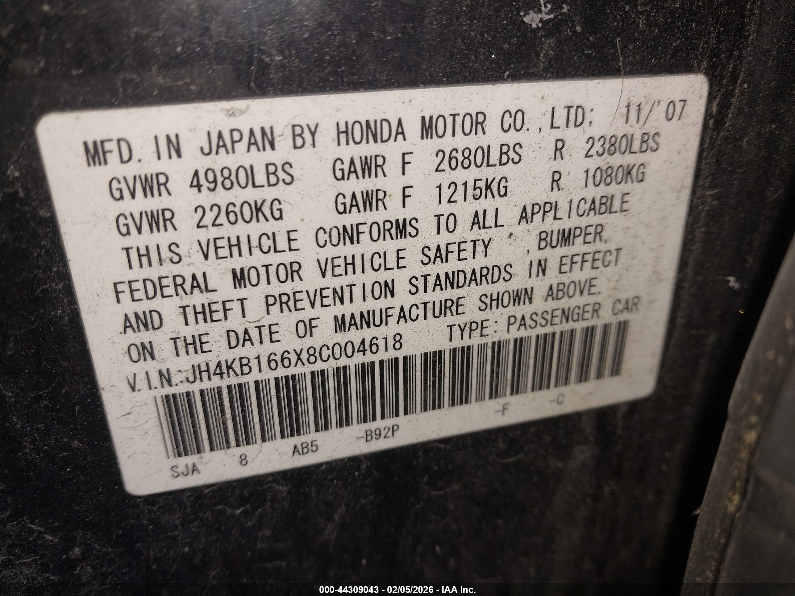 ACURA RL image 9