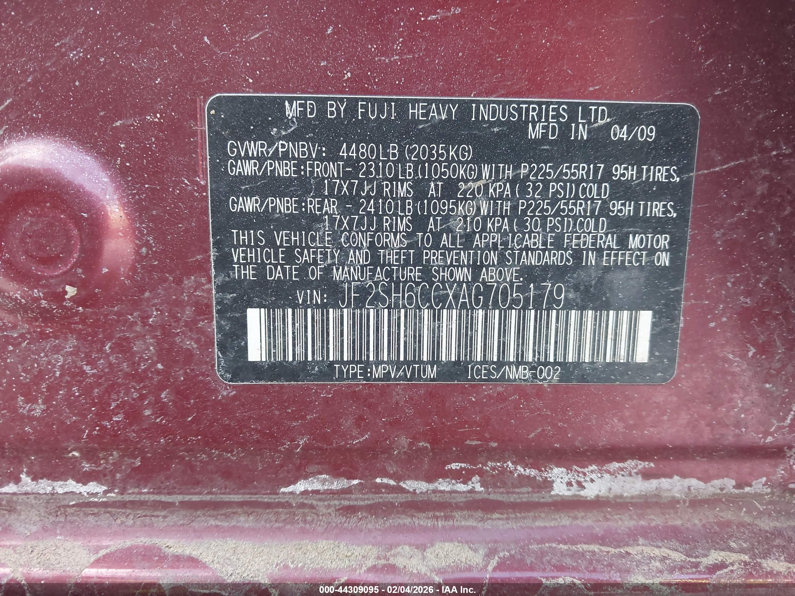 SUBARU FORESTER image 9