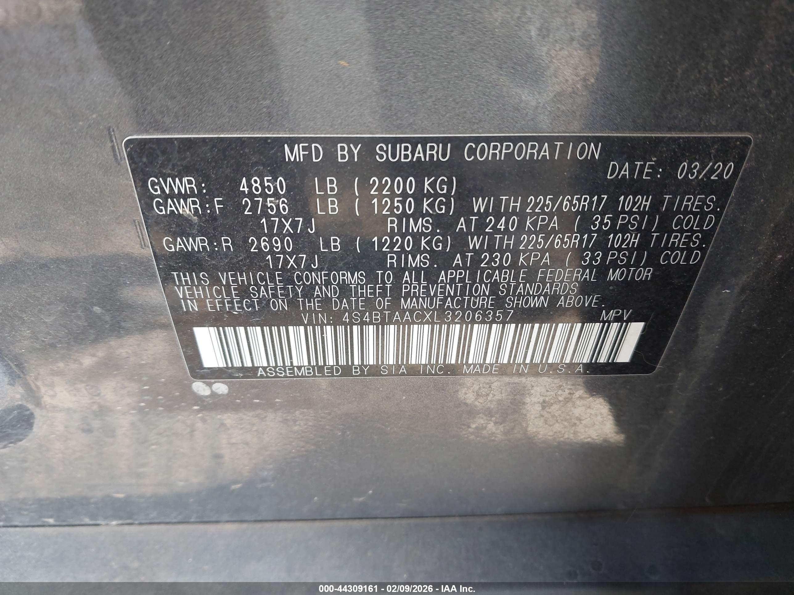 SUBARU OUTBACK image 9