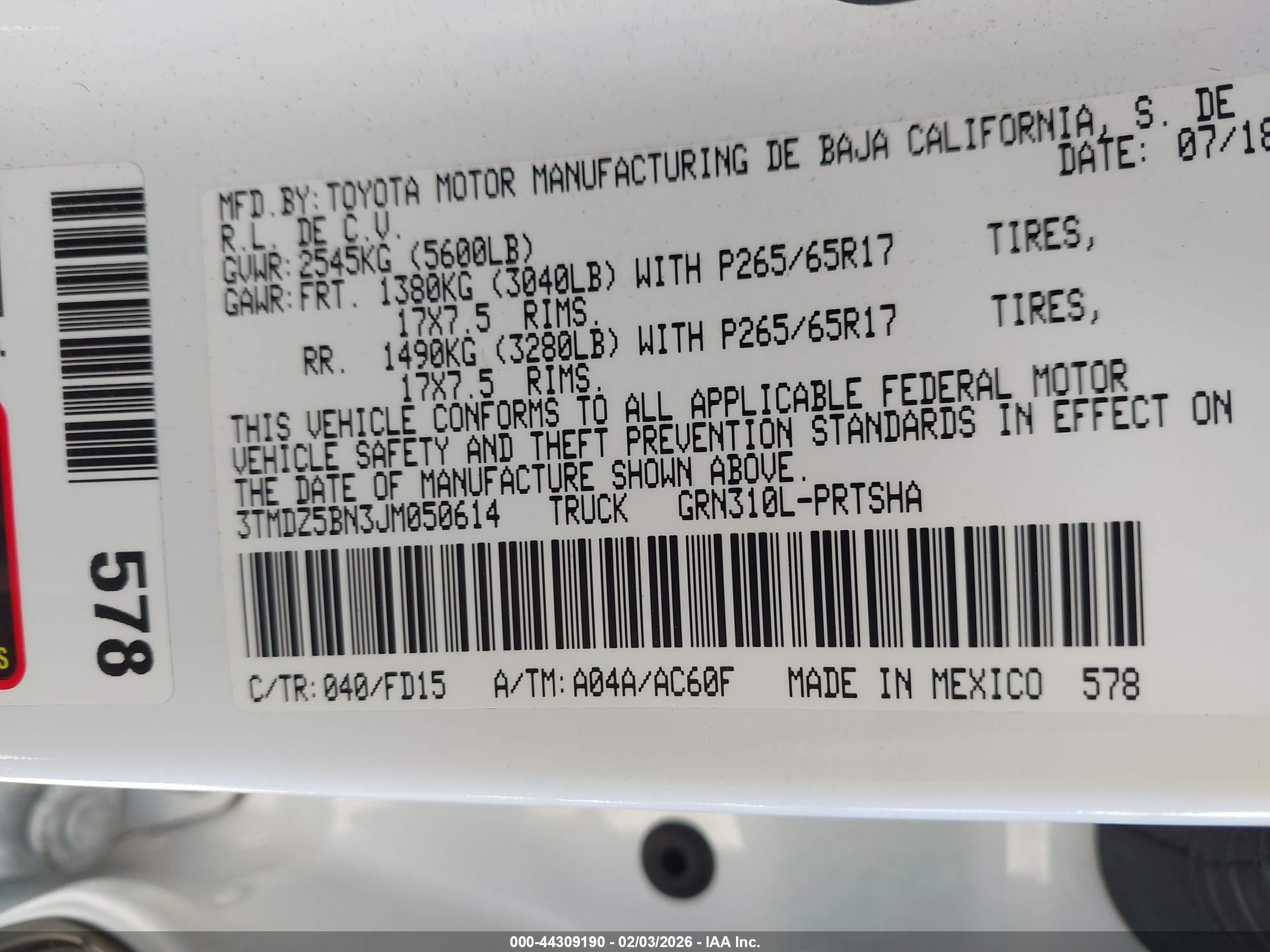 TOYOTA TACOMA image 9
