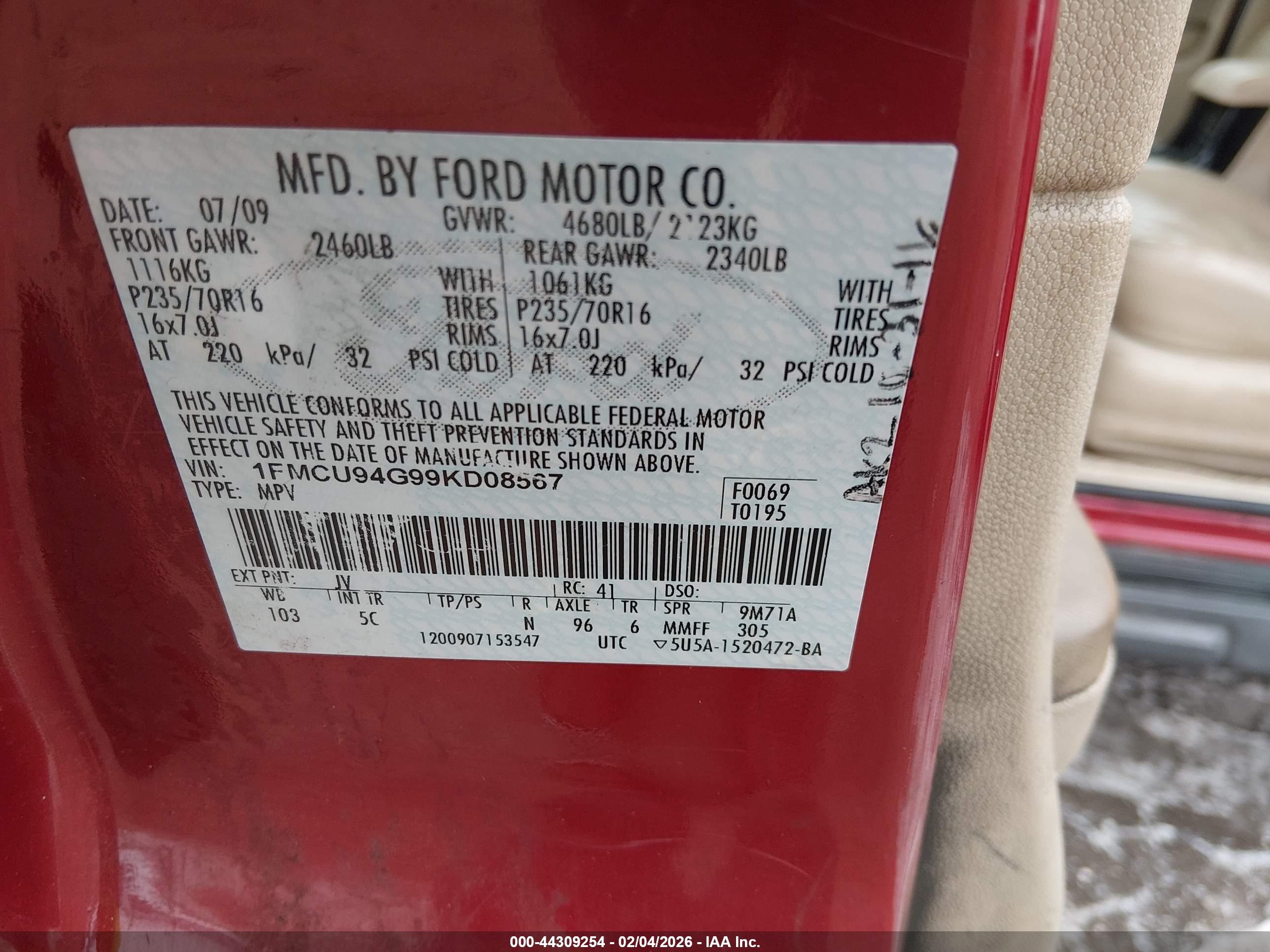 FORD ESCAPE image 9