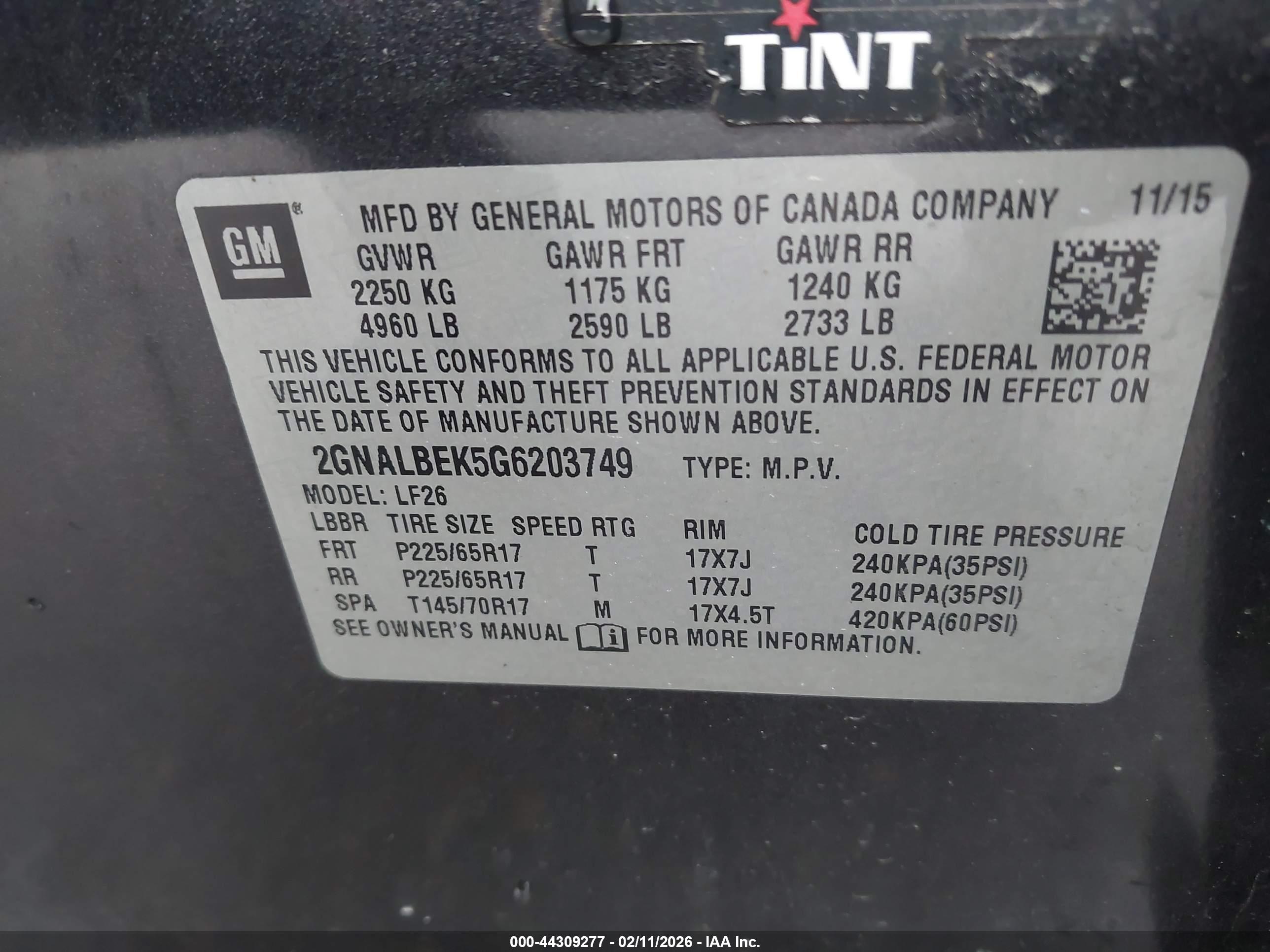 CHEVROLET EQUINOX image 9