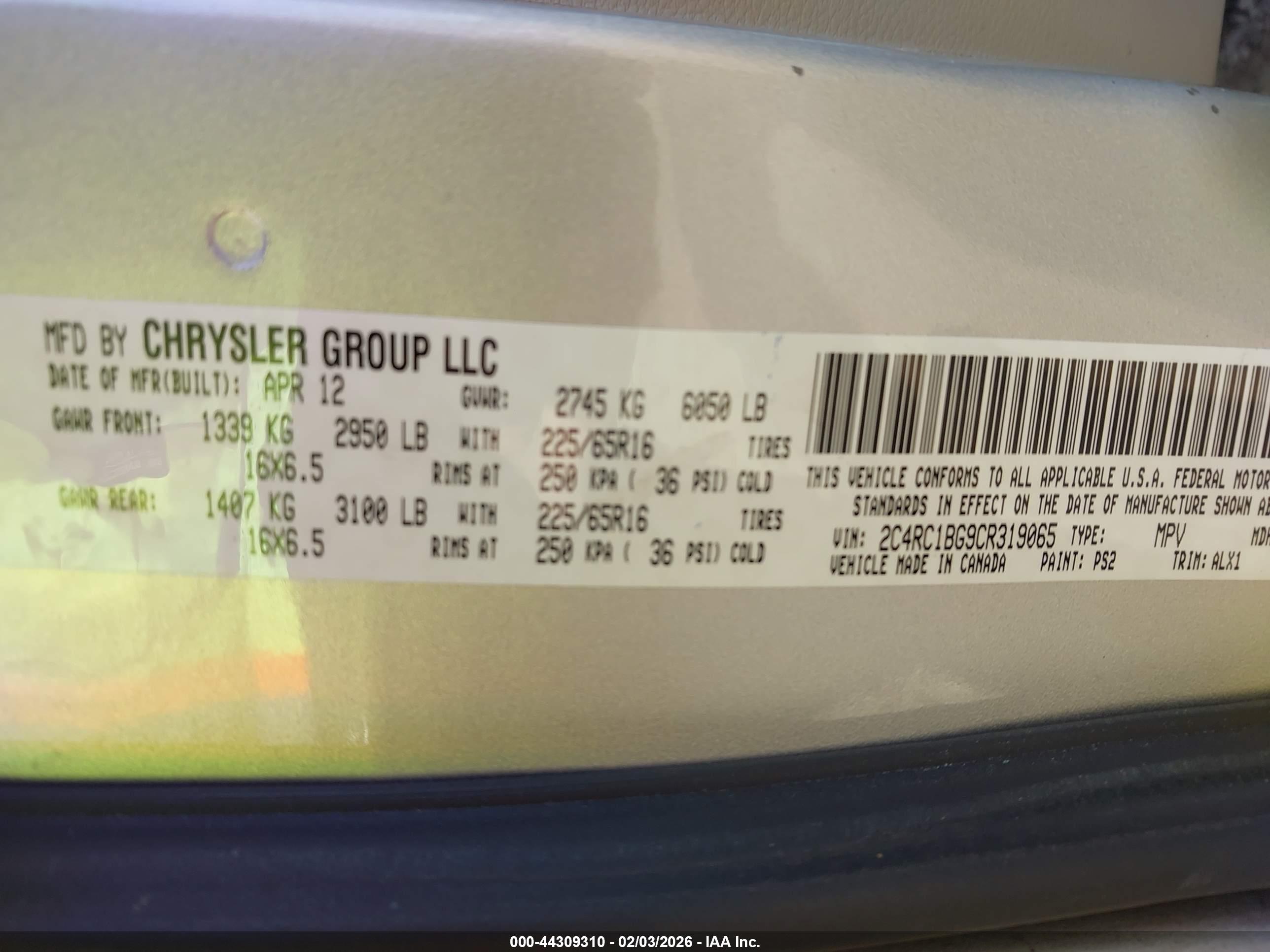 CHRYSLER TOWN image 9