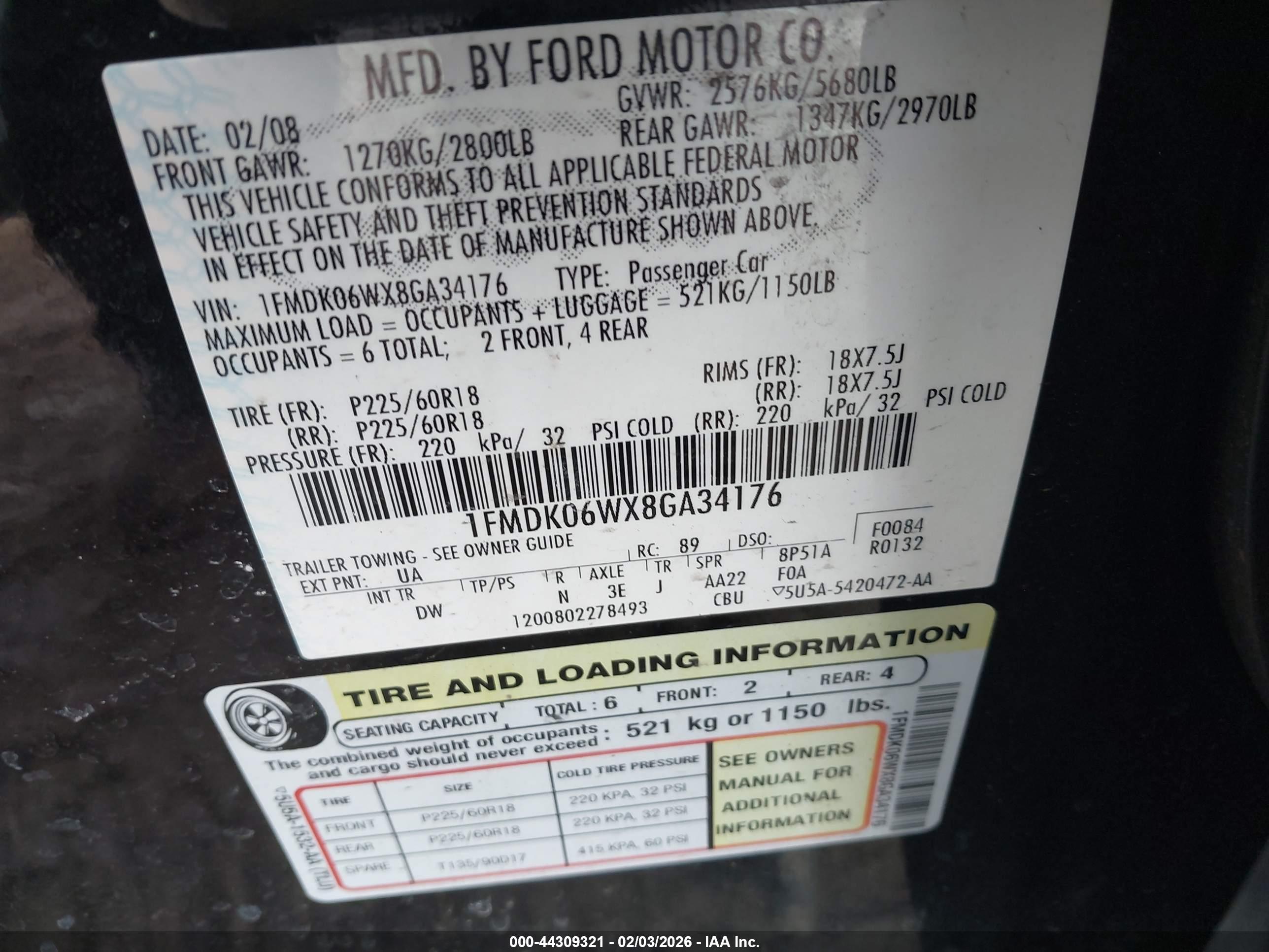 FORD TAURUS image 9