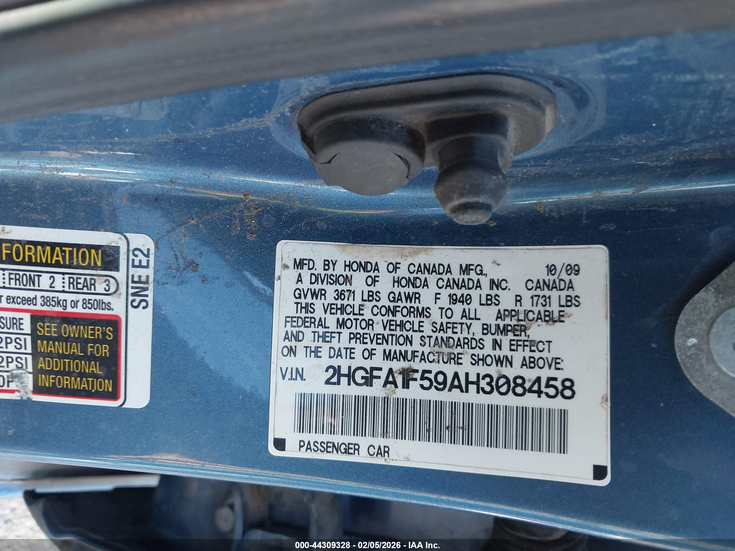 HONDA CIVIC image 9