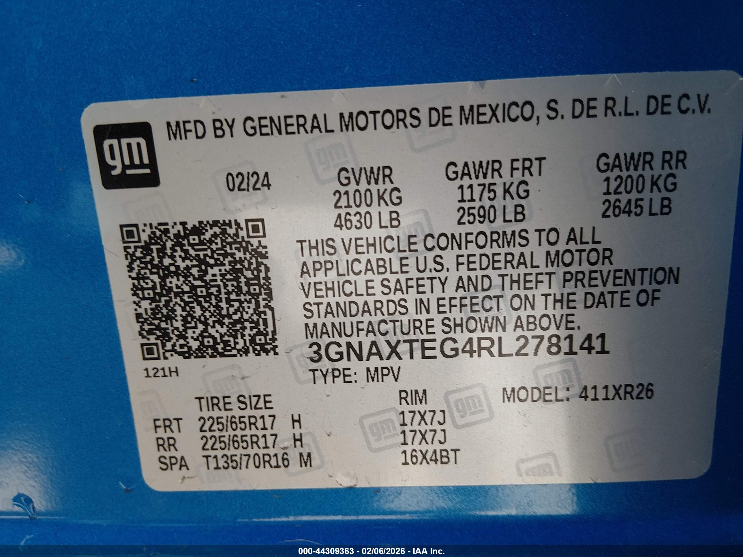 CHEVROLET EQUINOX image 9