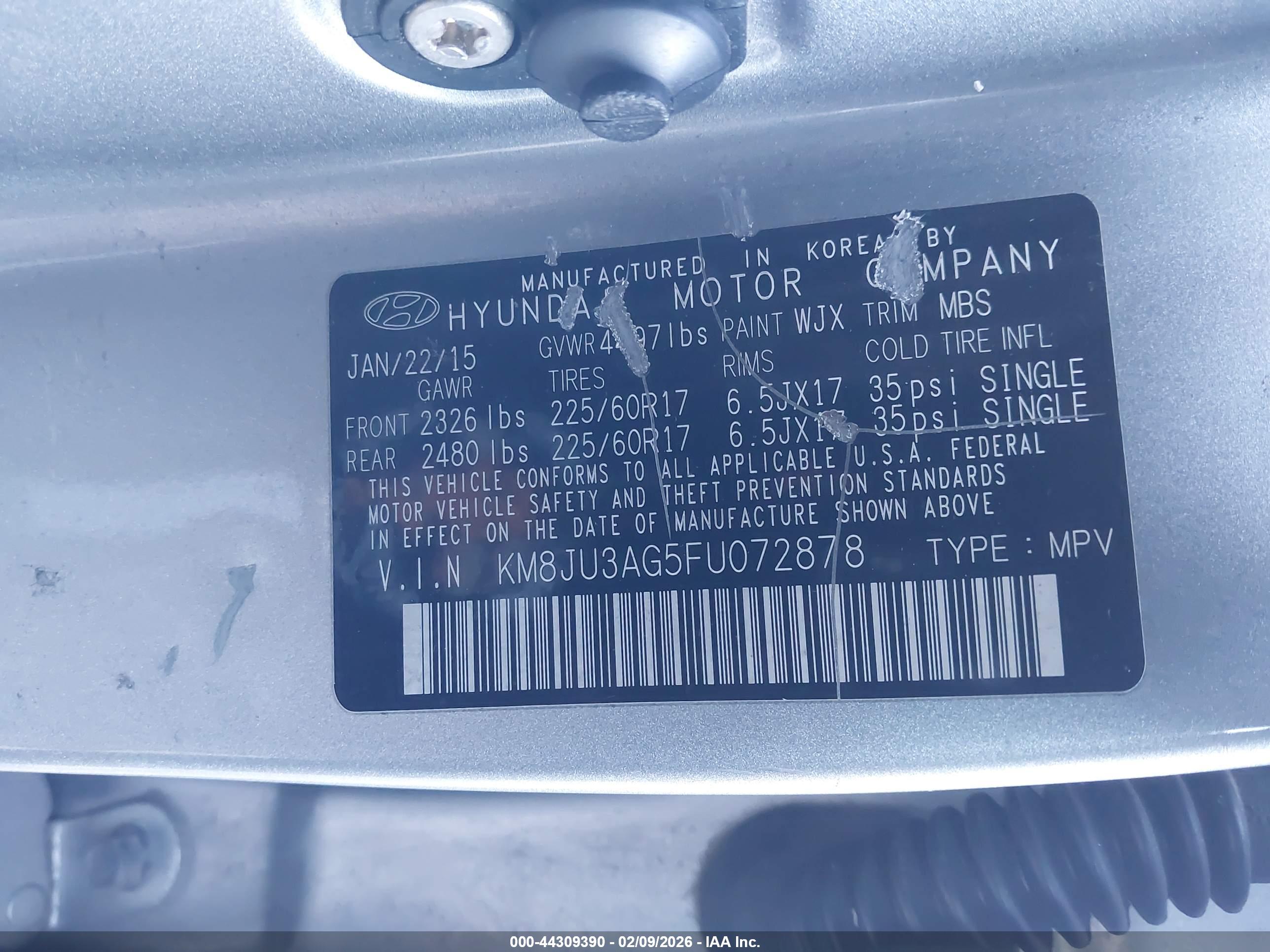 HYUNDAI TUCSON image 9