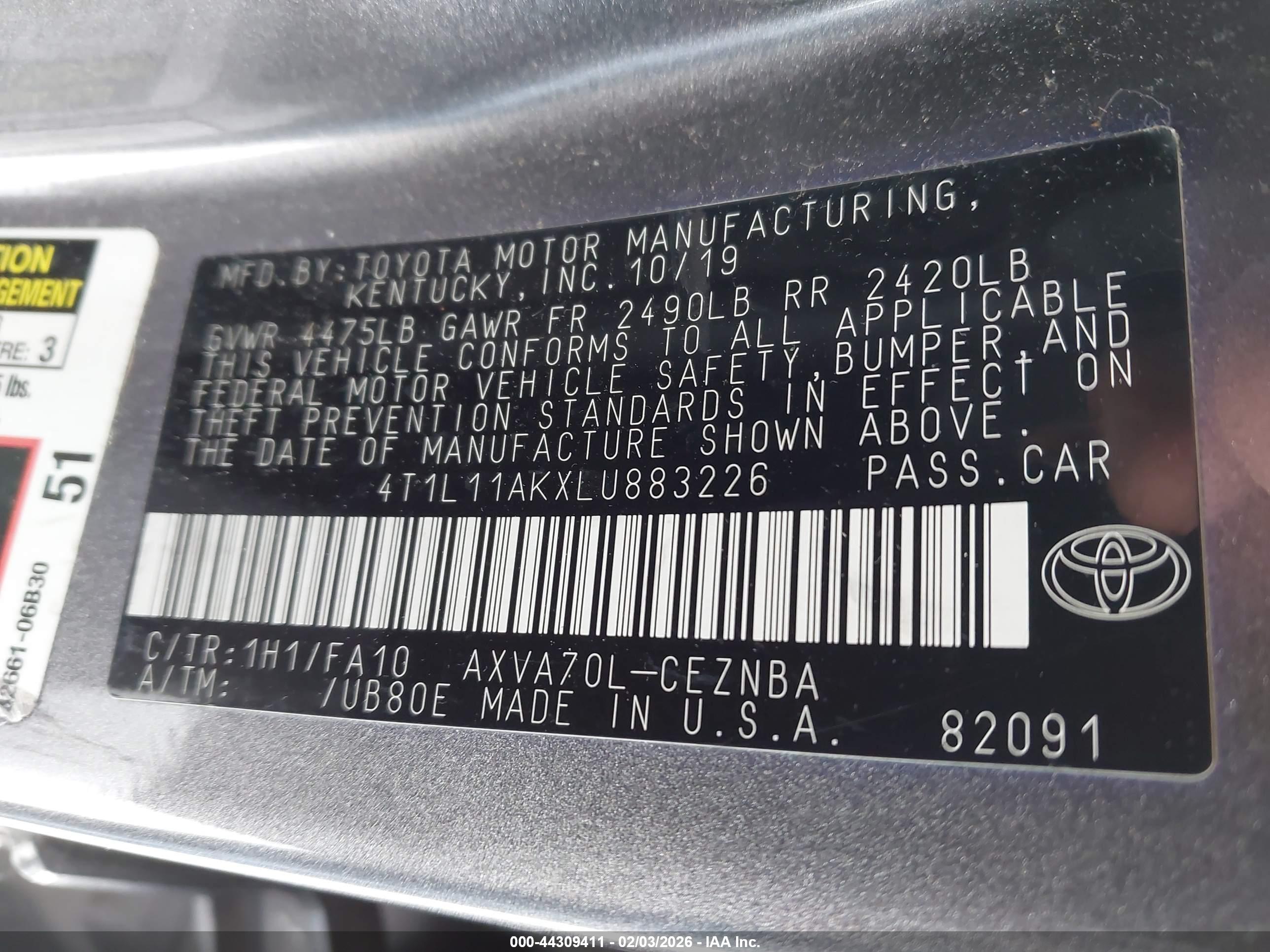 TOYOTA CAMRY image 9