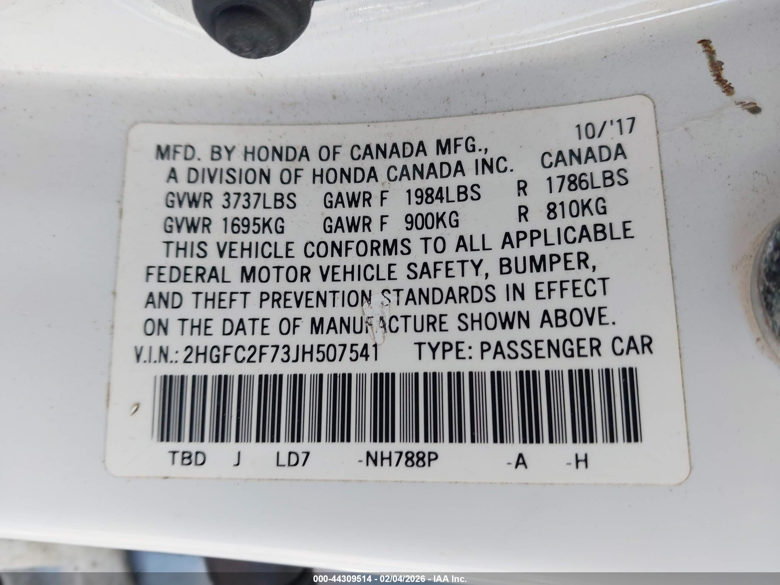 HONDA CIVIC image 9