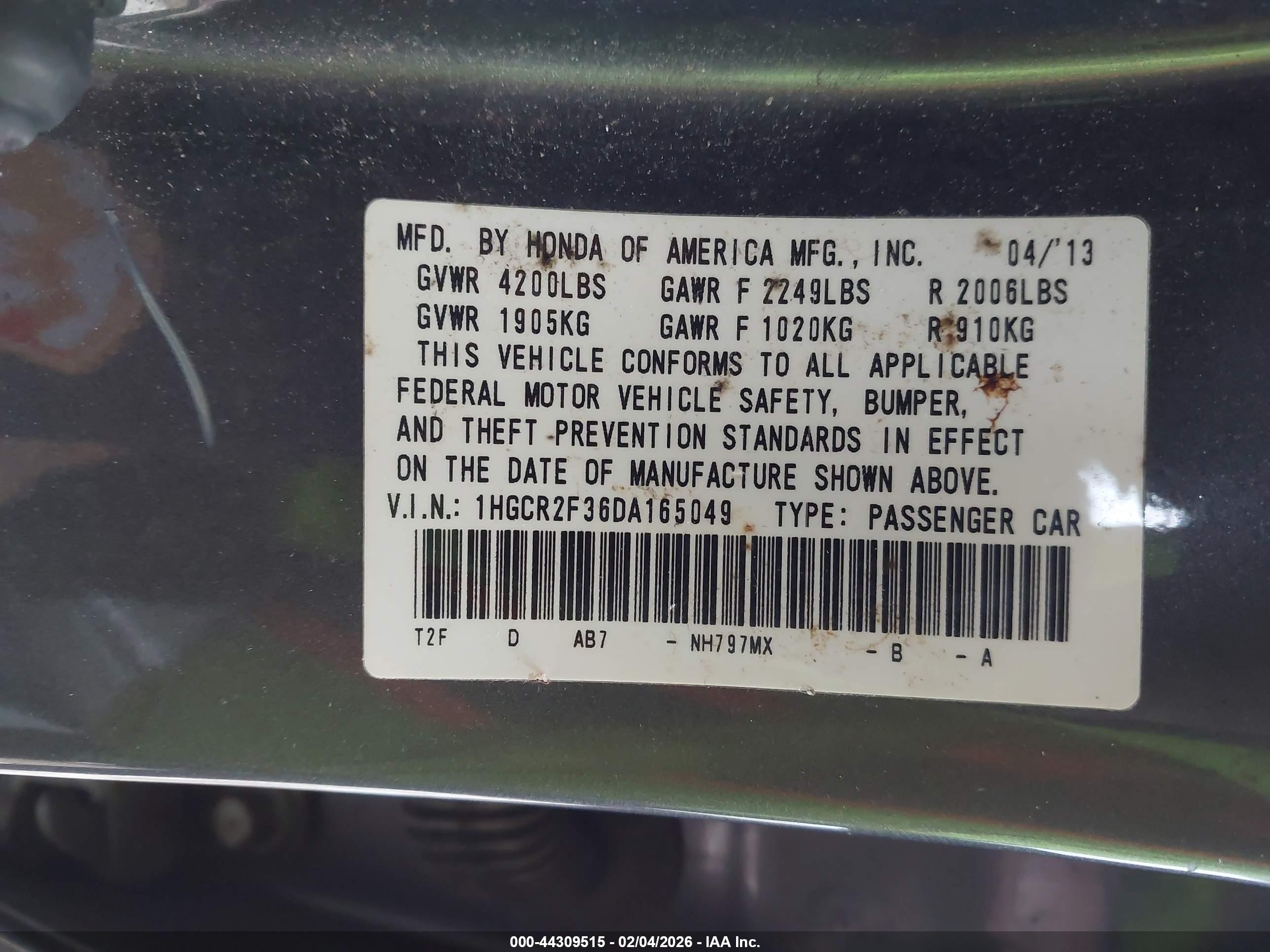 HONDA ACCORD image 9