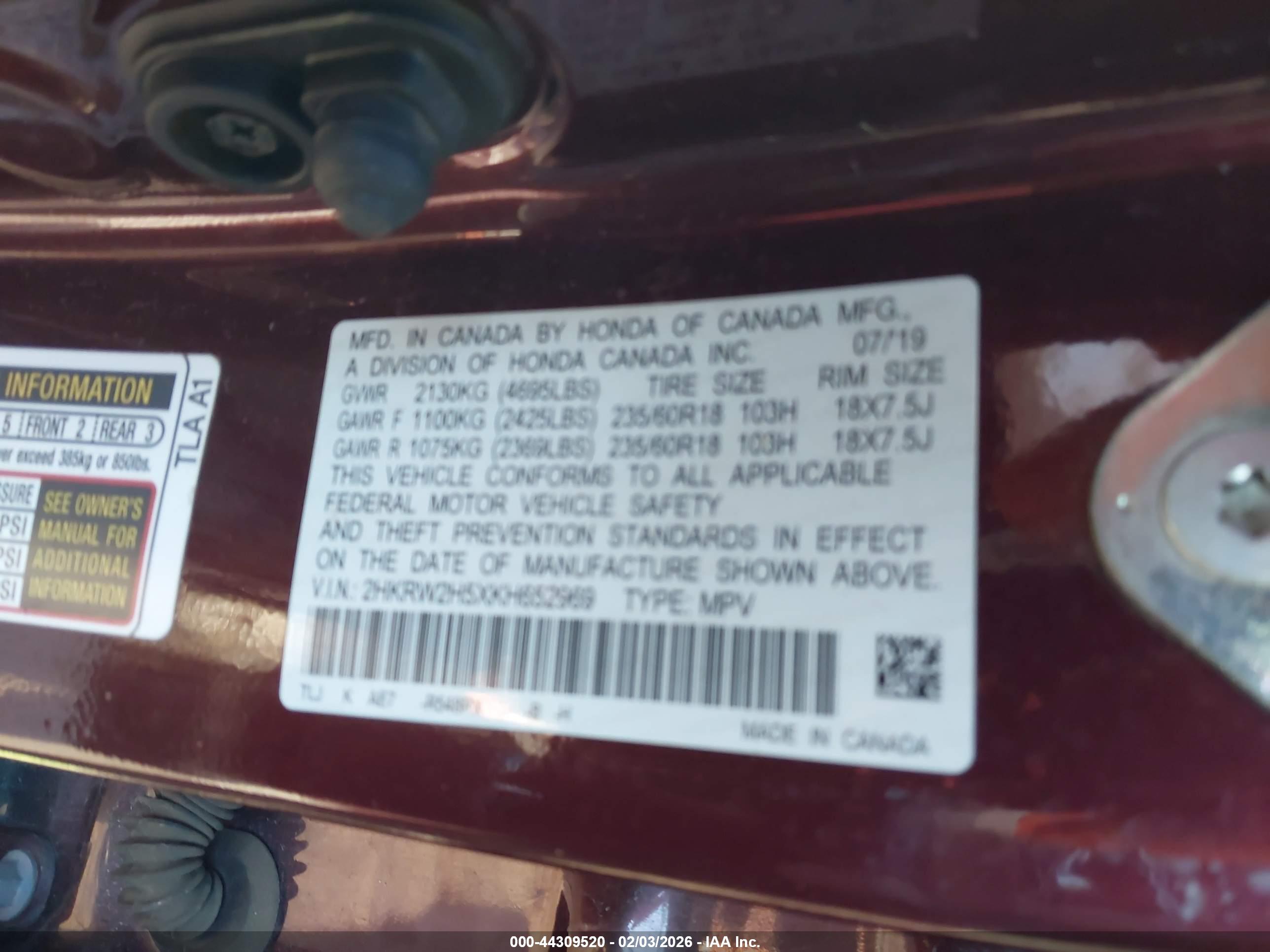 HONDA CR-V image 9