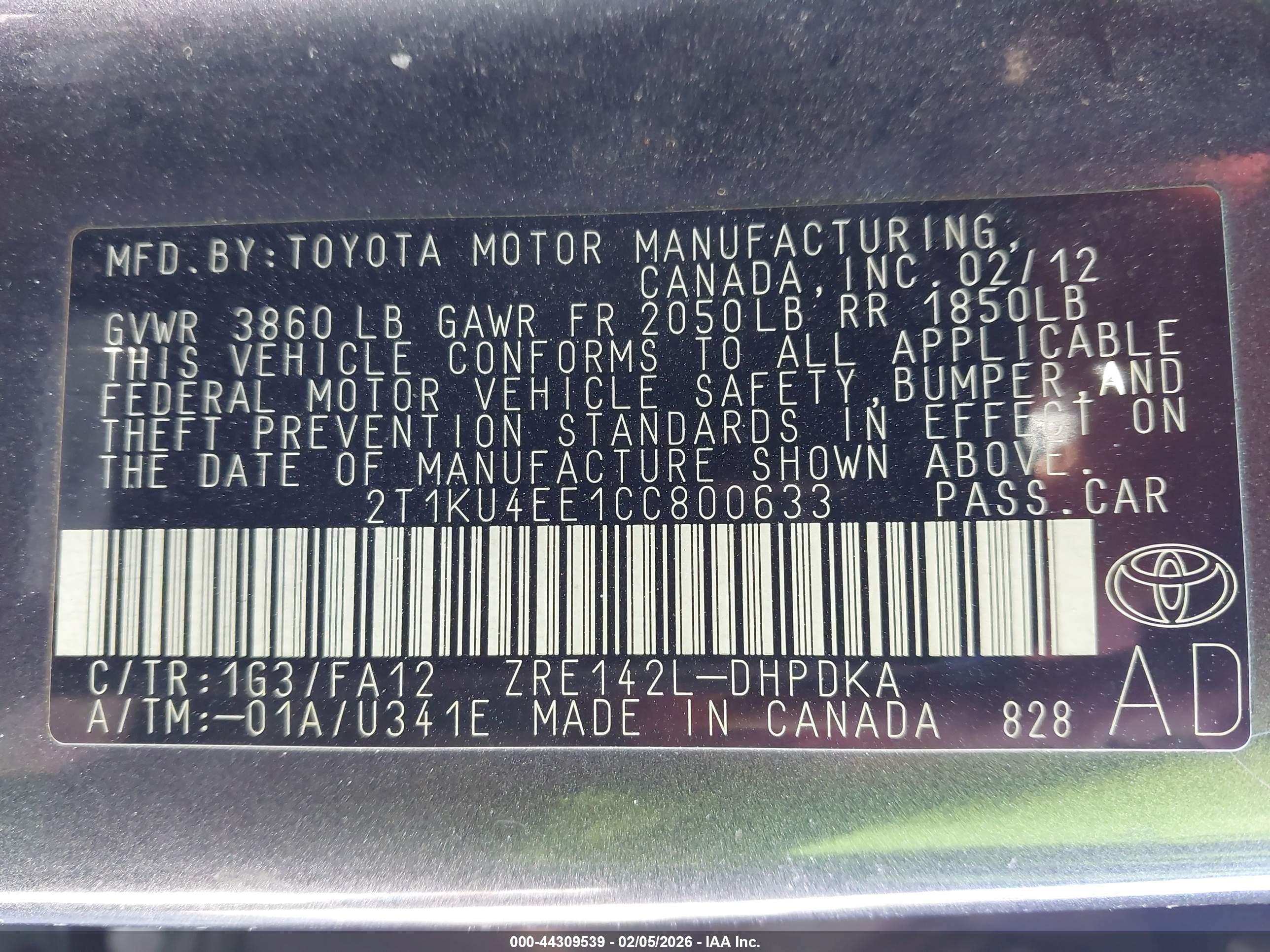 TOYOTA MATRIX image 9