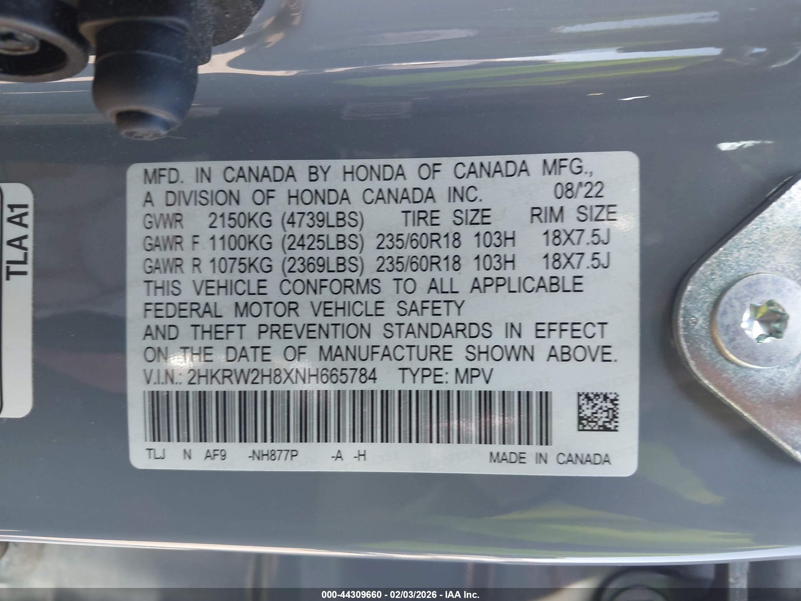 HONDA CR-V image 9