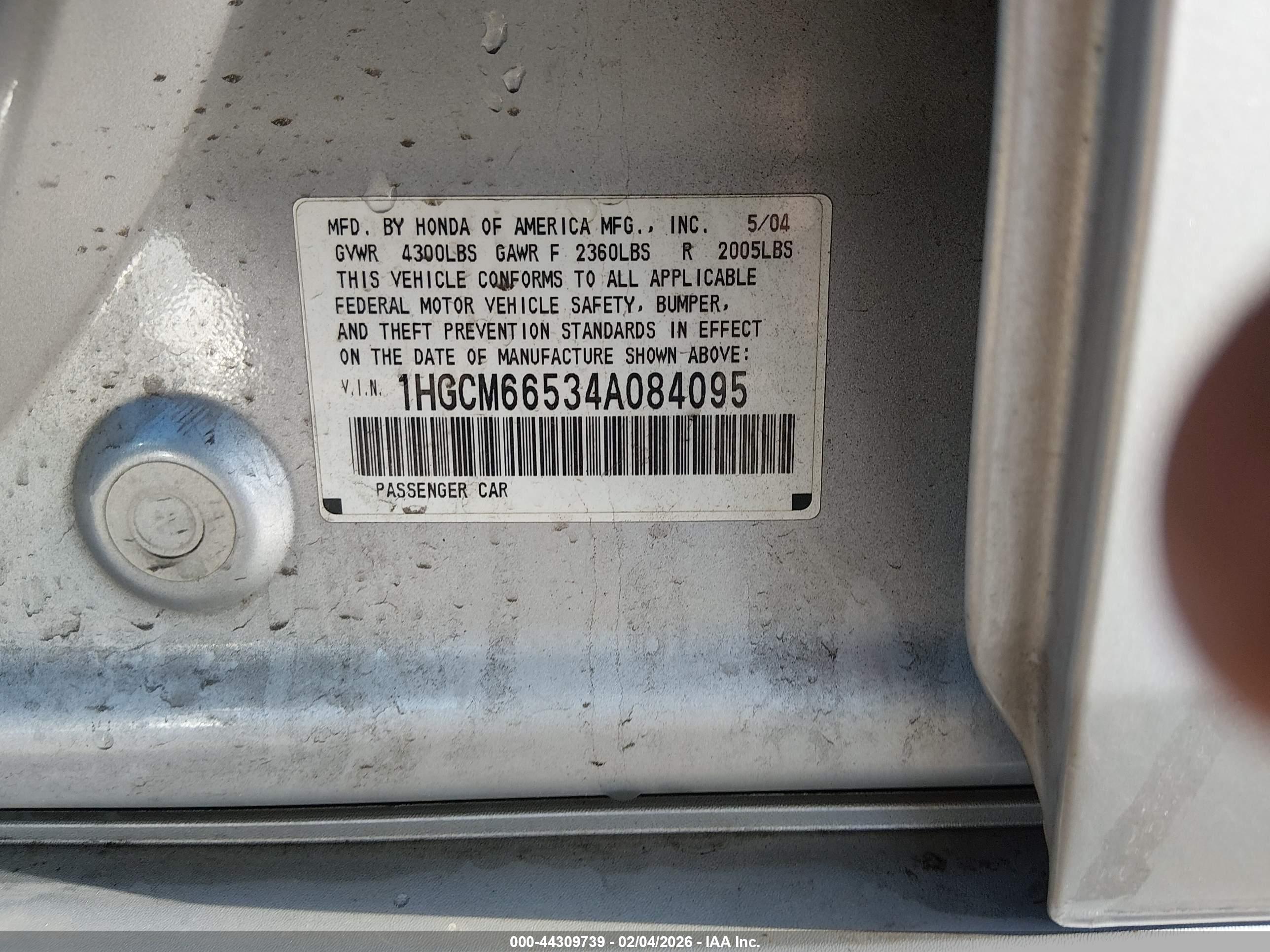 HONDA ACCORD image 9