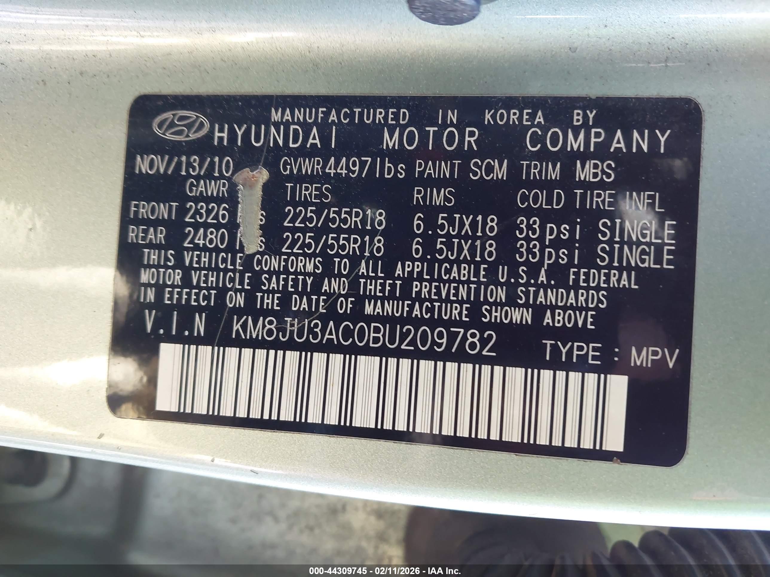 HYUNDAI TUCSON image 9
