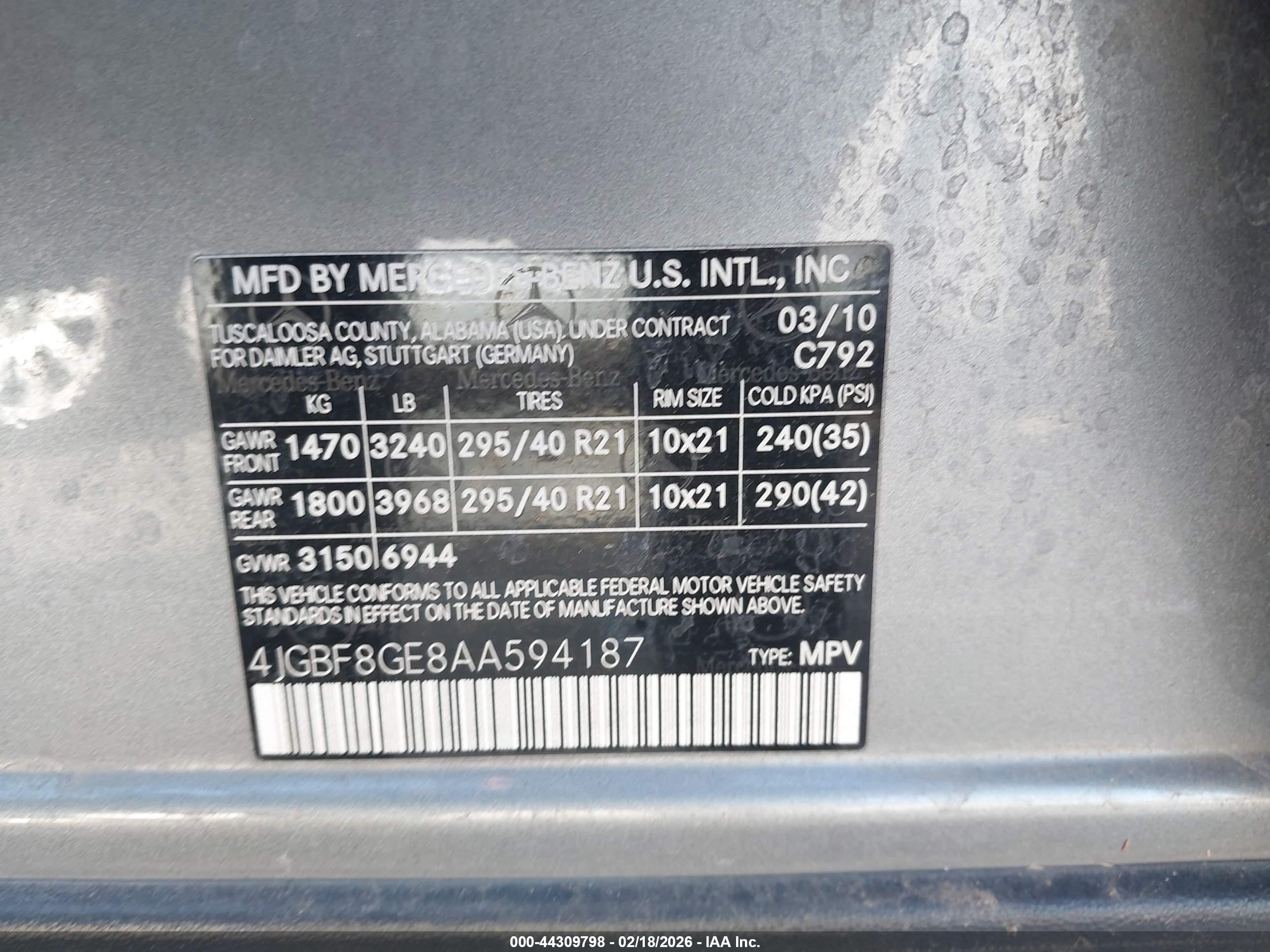 MERCEDES-BENZ GL image 9