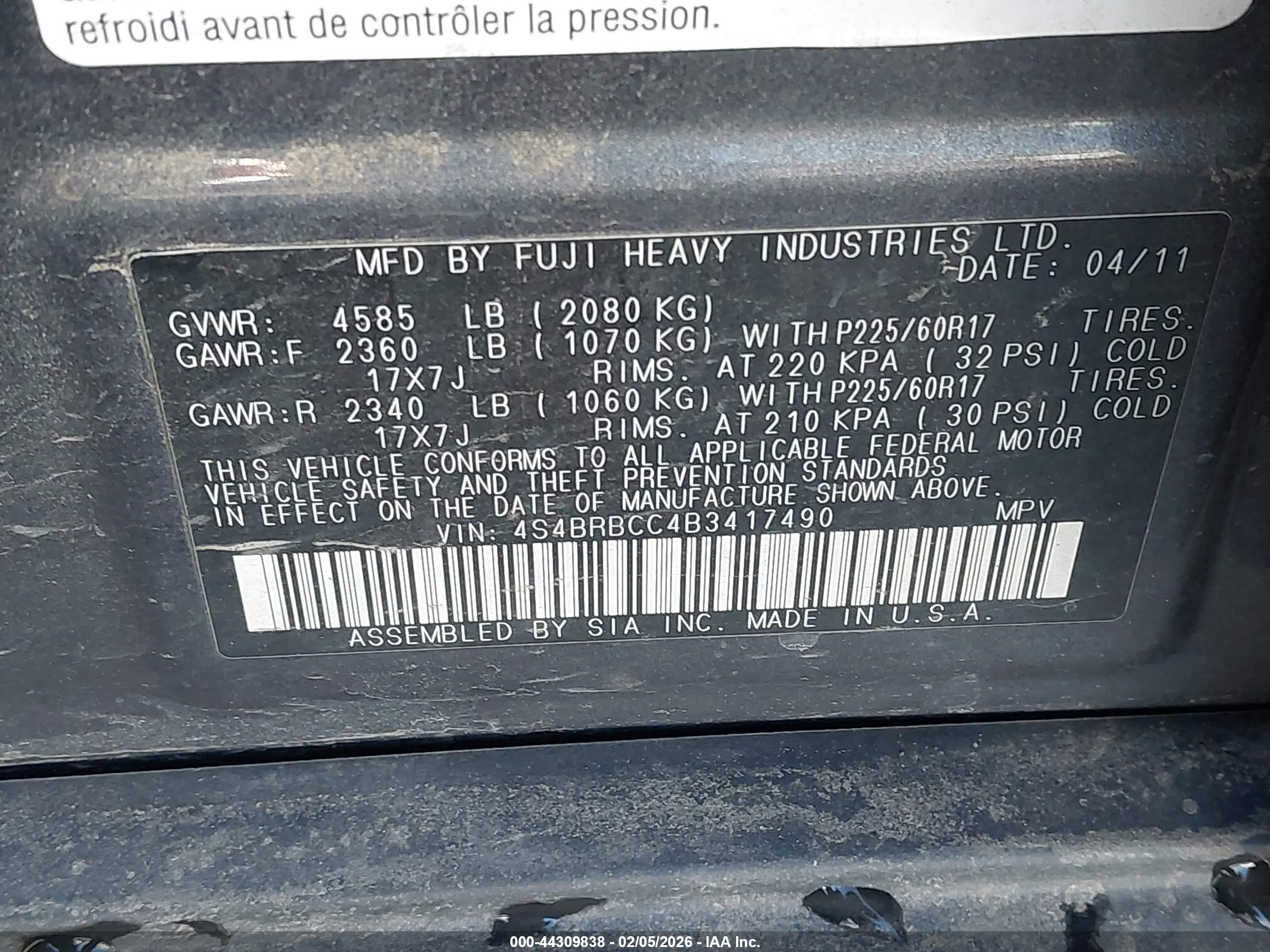 SUBARU OUTBACK image 9
