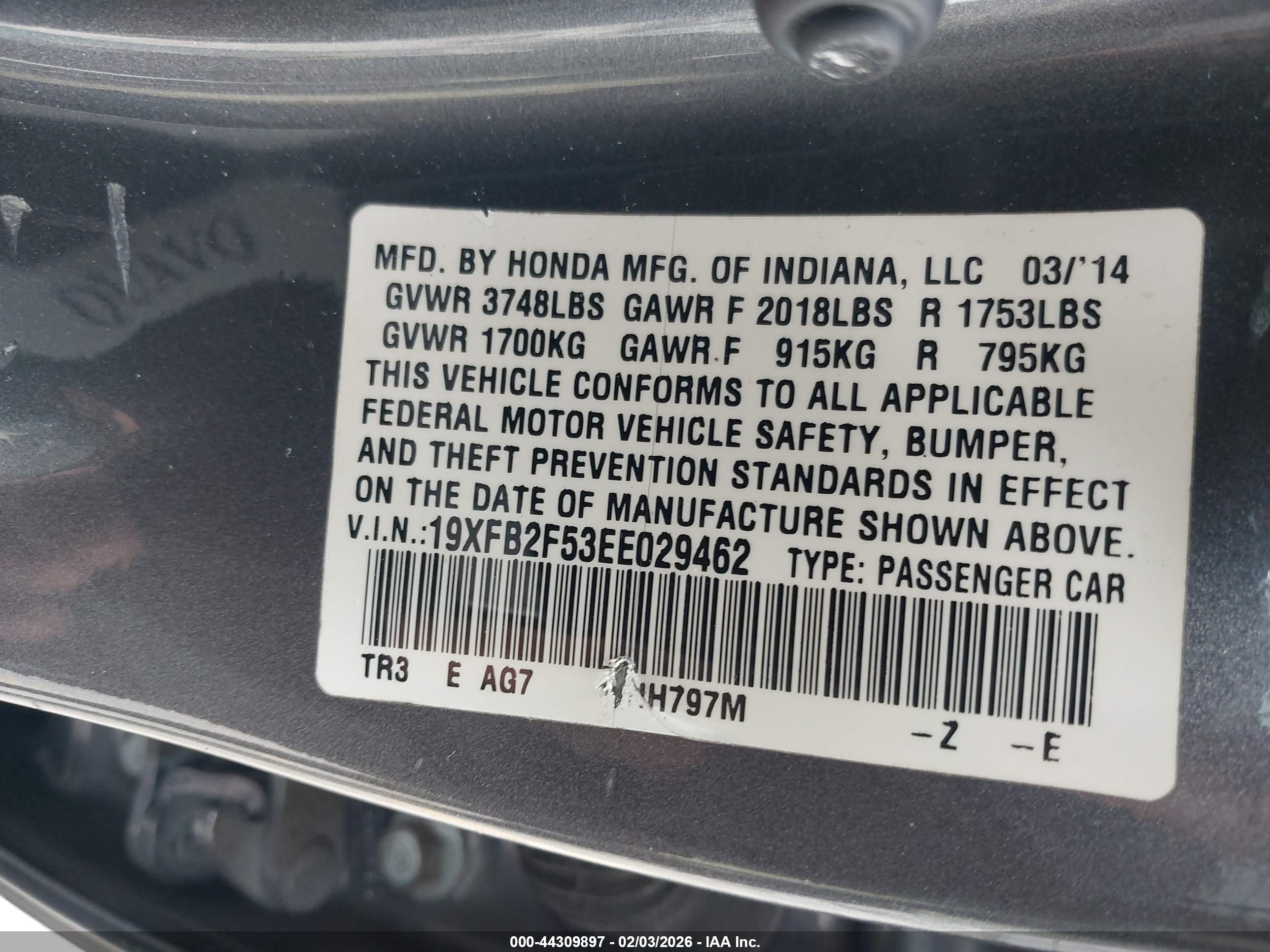 HONDA CIVIC image 9
