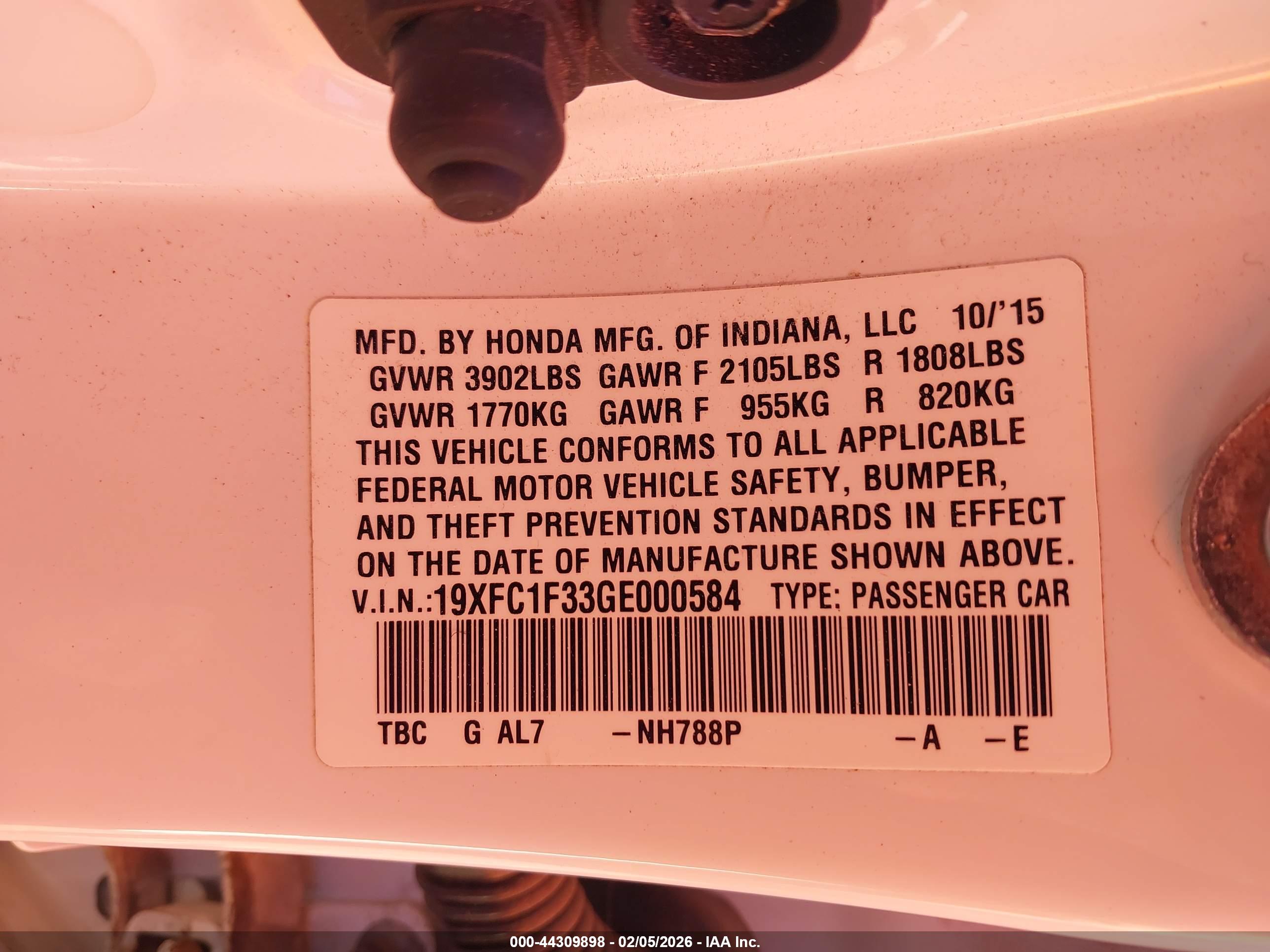 HONDA CIVIC image 9