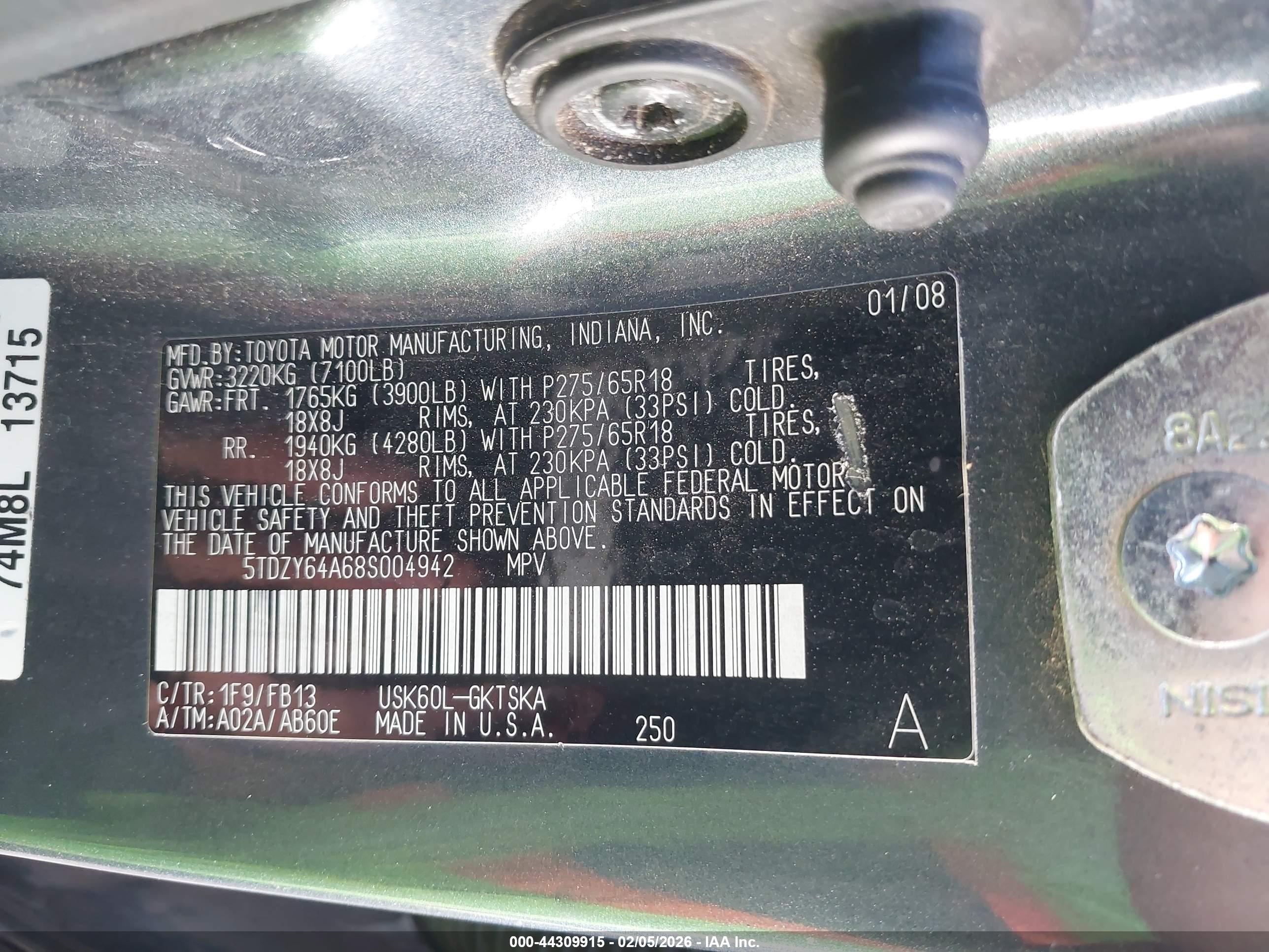 TOYOTA SEQUOIA image 9