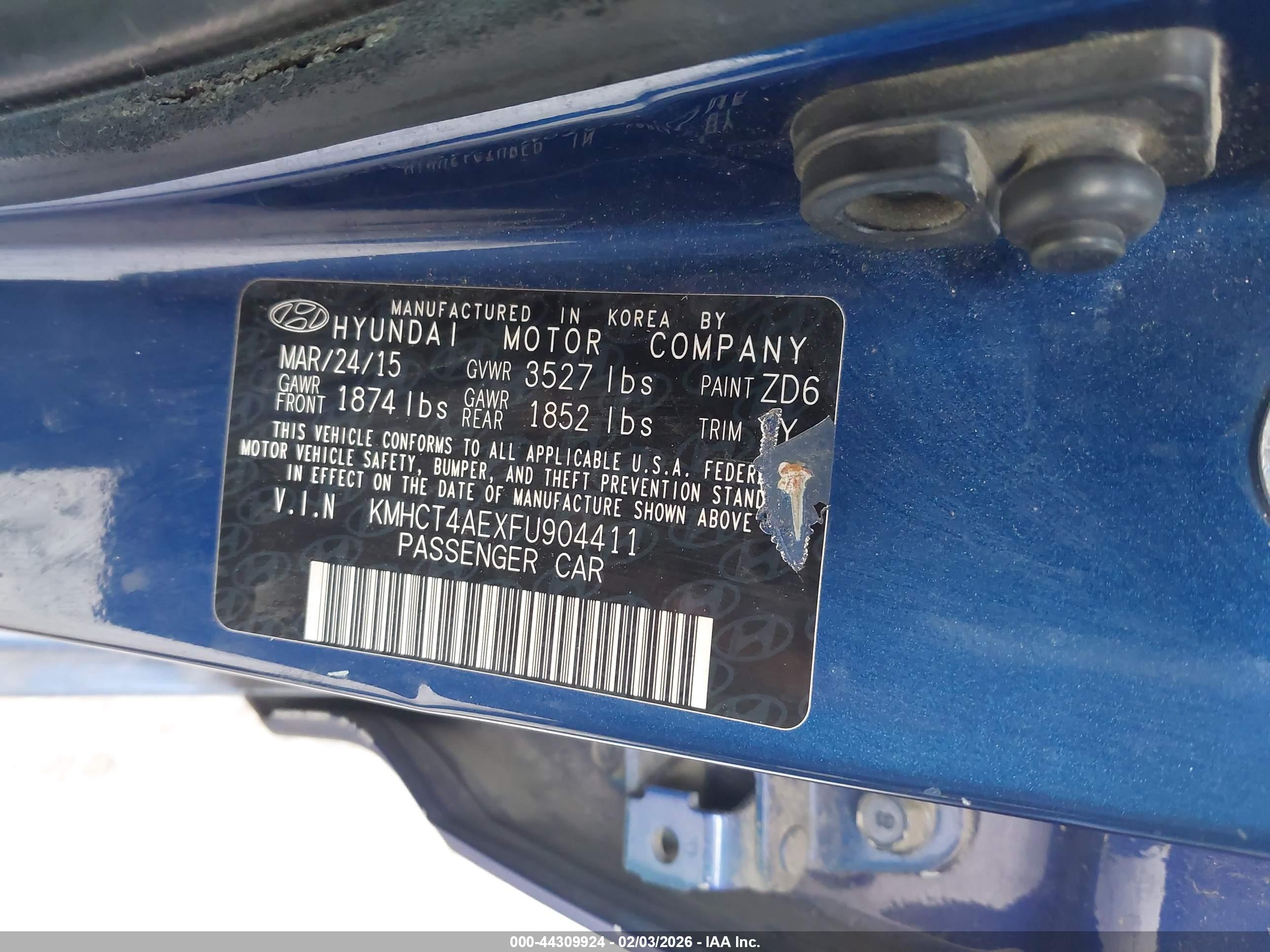 HYUNDAI ACCENT image 9