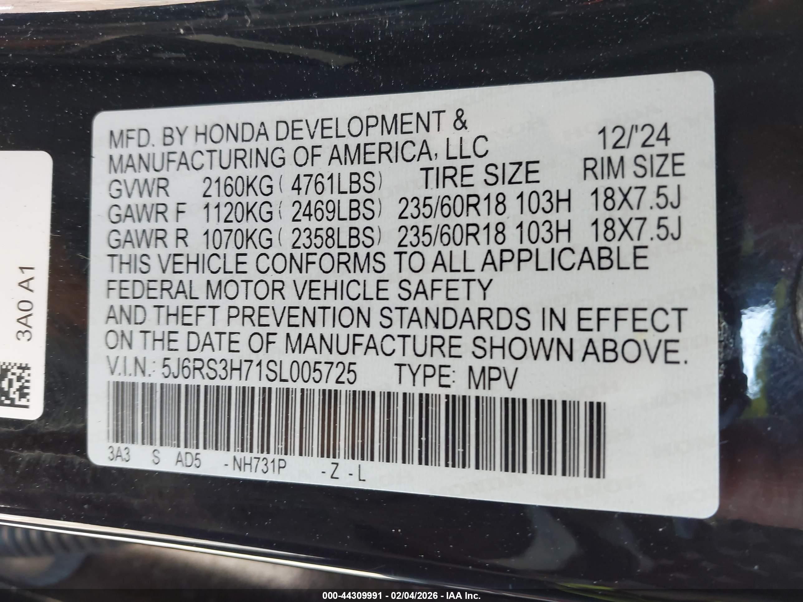 HONDA CR-V image 9