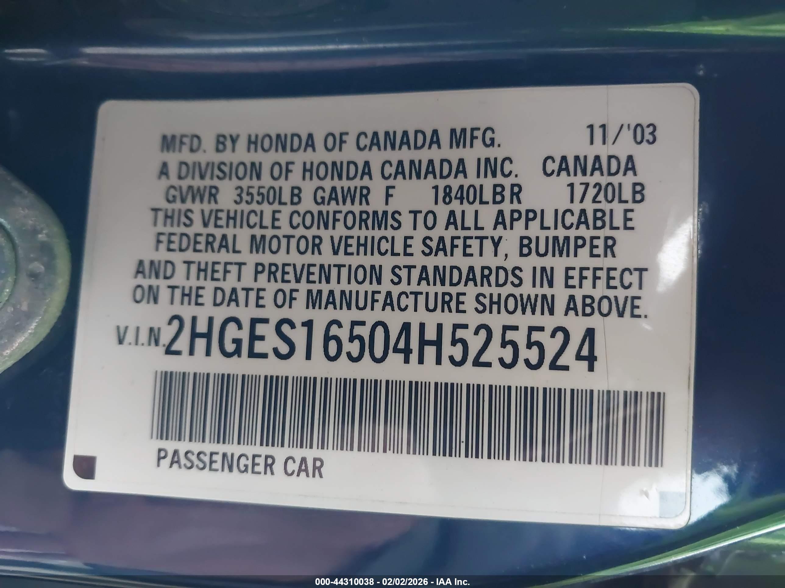 HONDA CIVIC image 9