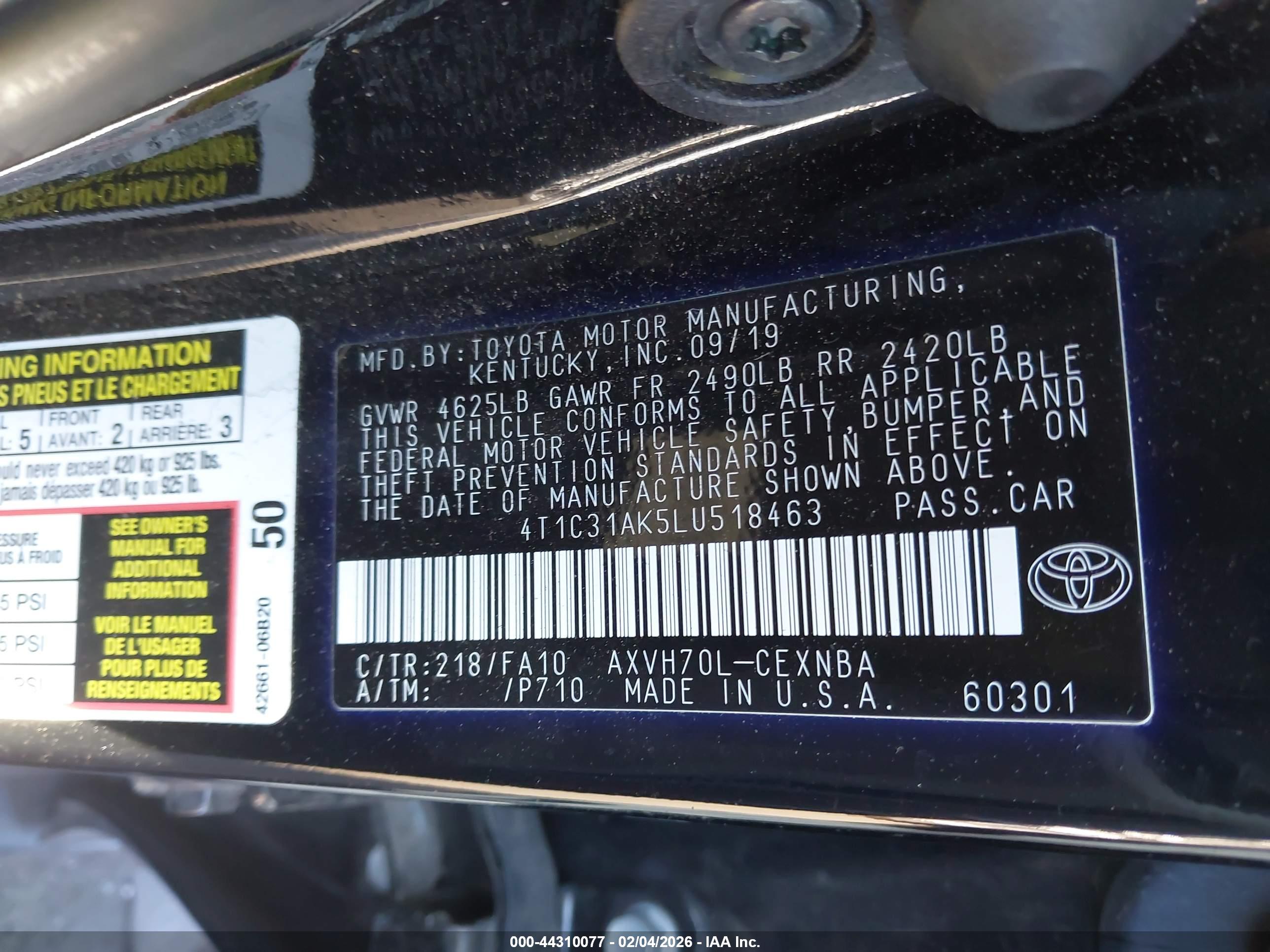 TOYOTA CAMRY image 9