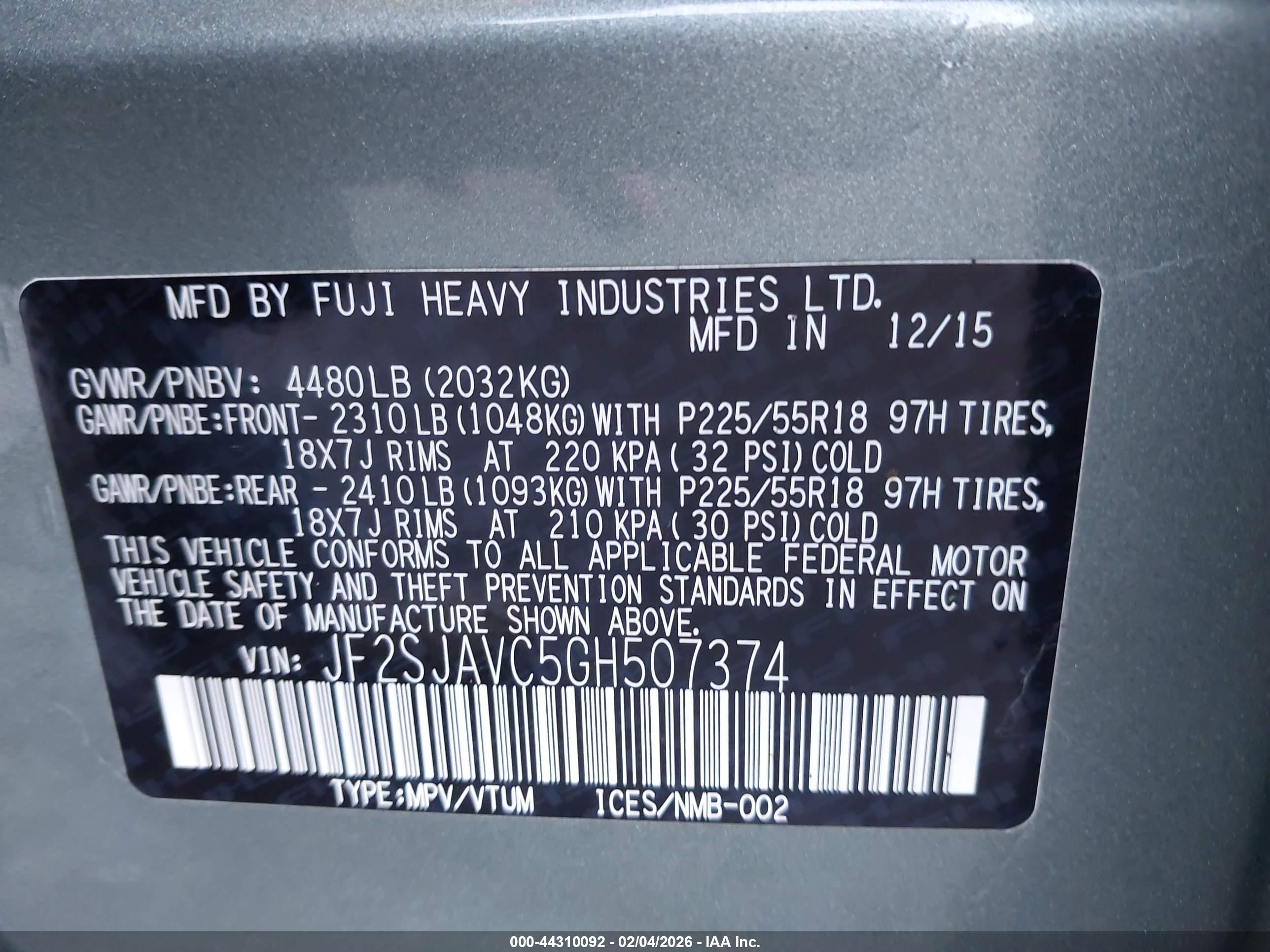 SUBARU FORESTER image 9
