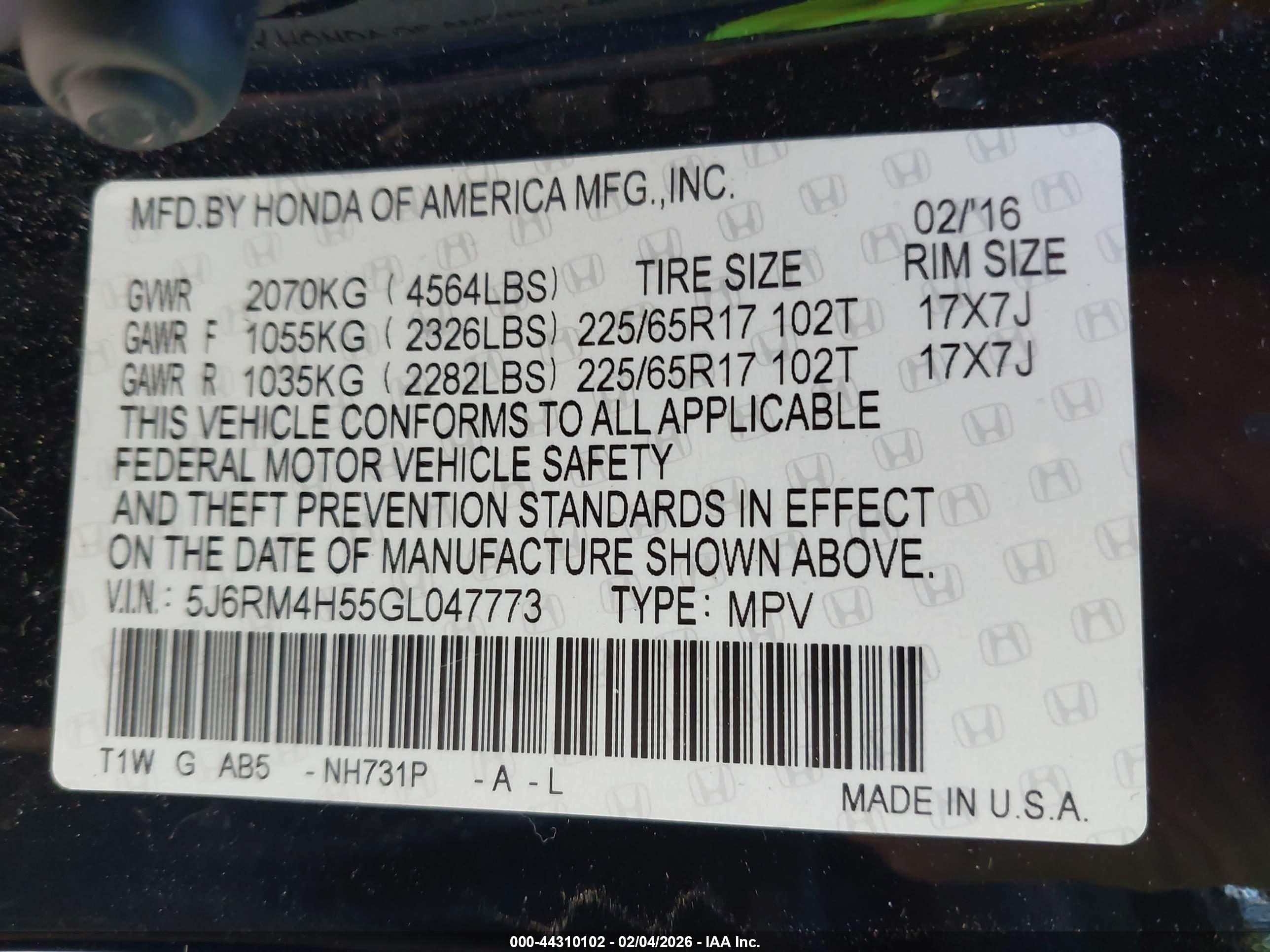 HONDA CR-V image 9