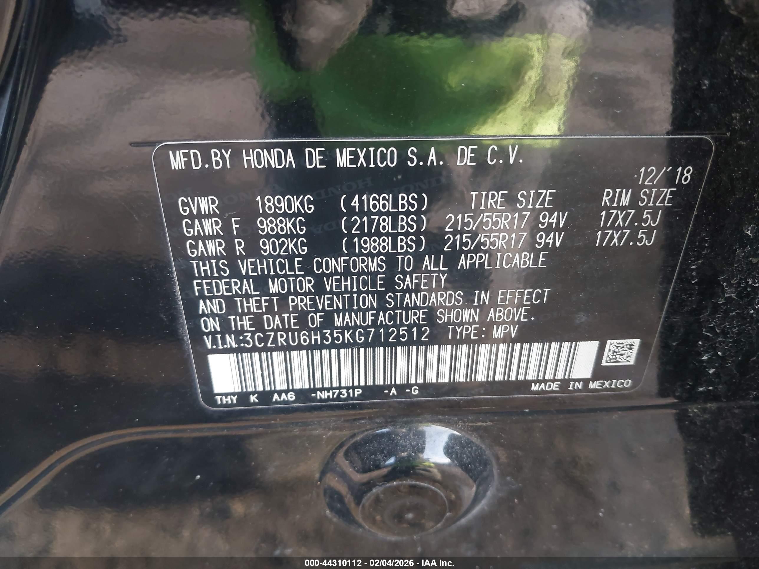 HONDA HR-V image 9