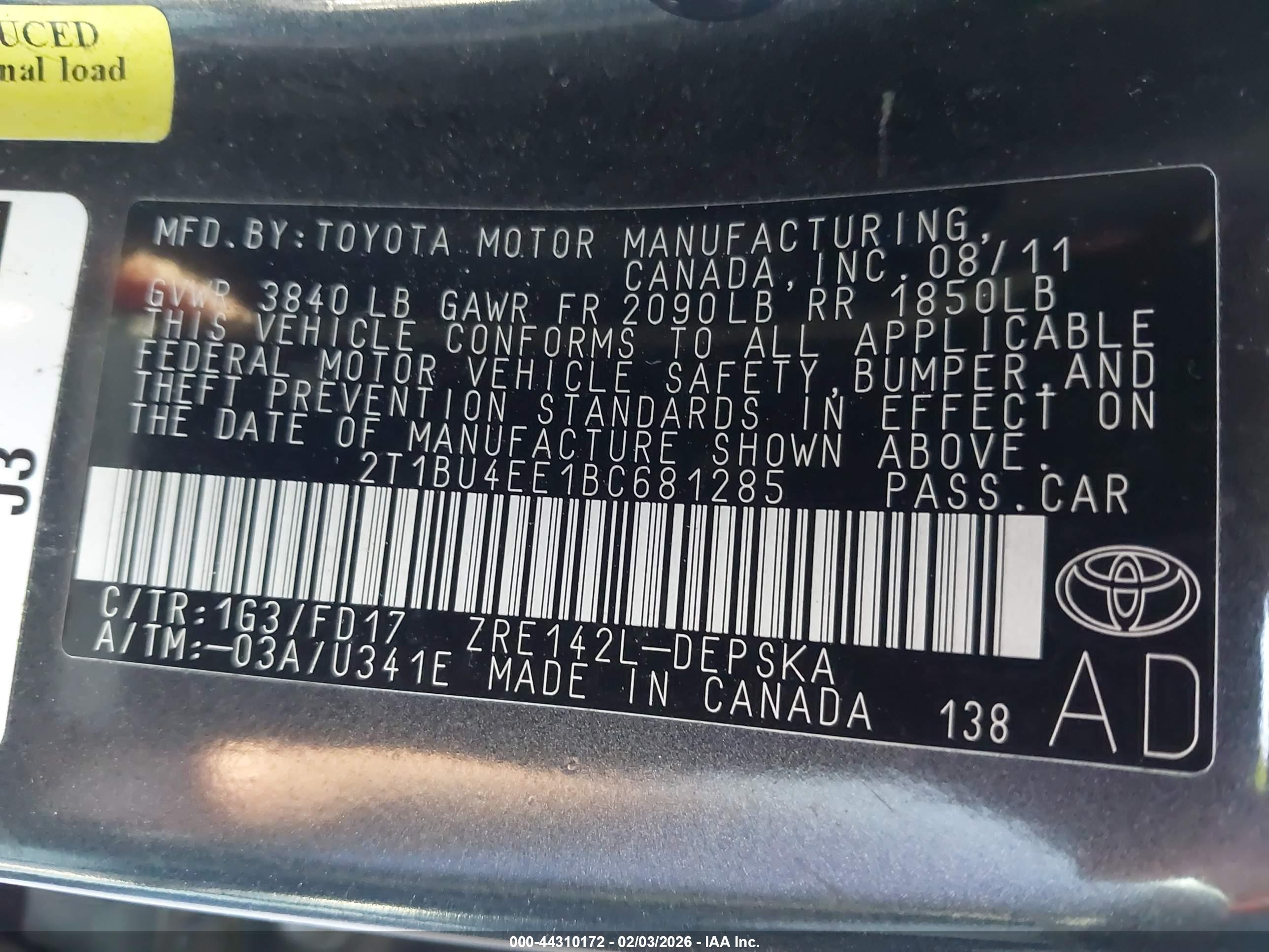 TOYOTA COROLLA image 9