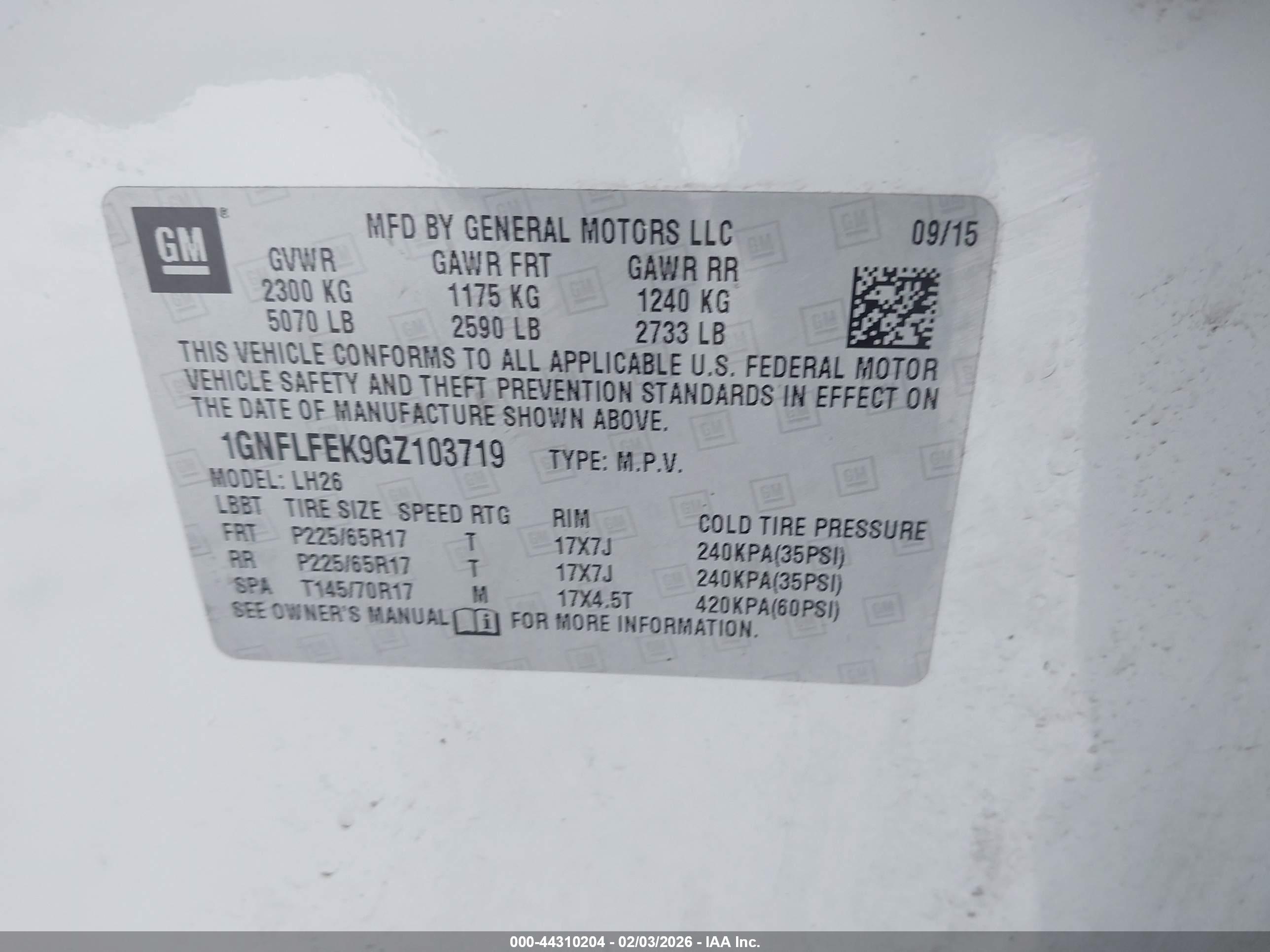 CHEVROLET EQUINOX image 9