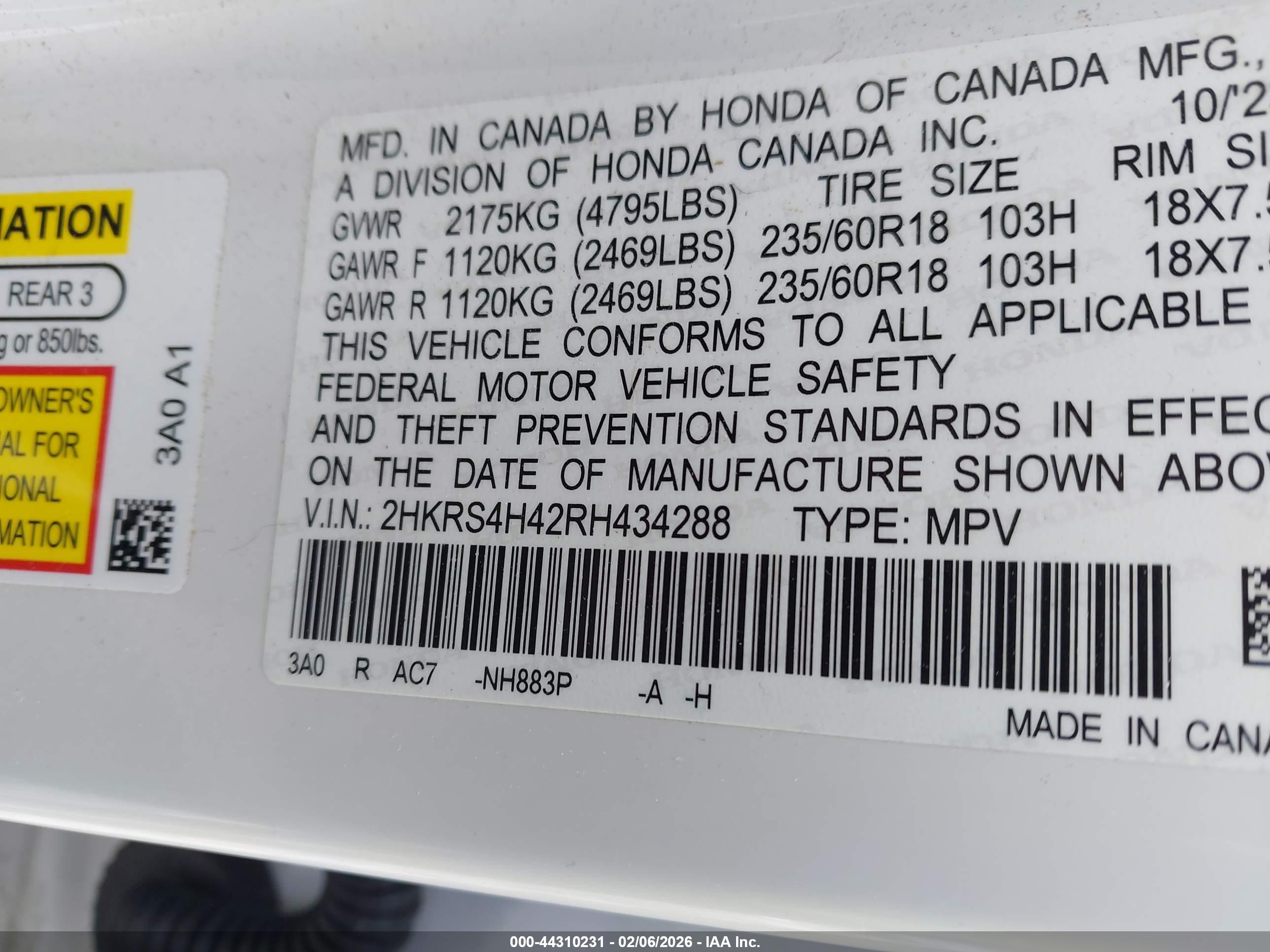 HONDA CR-V image 9