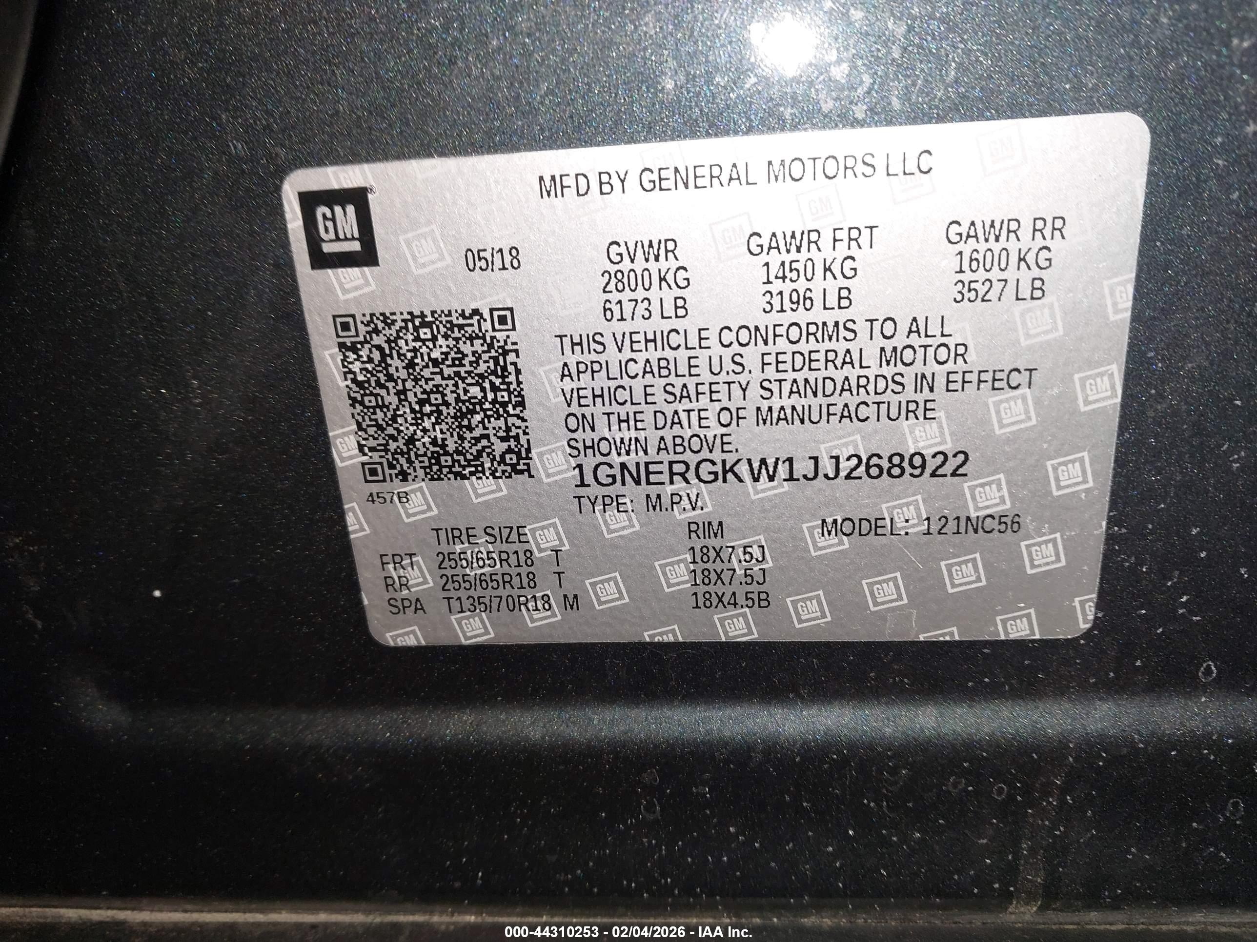 CHEVROLET TRAVERSE image 9