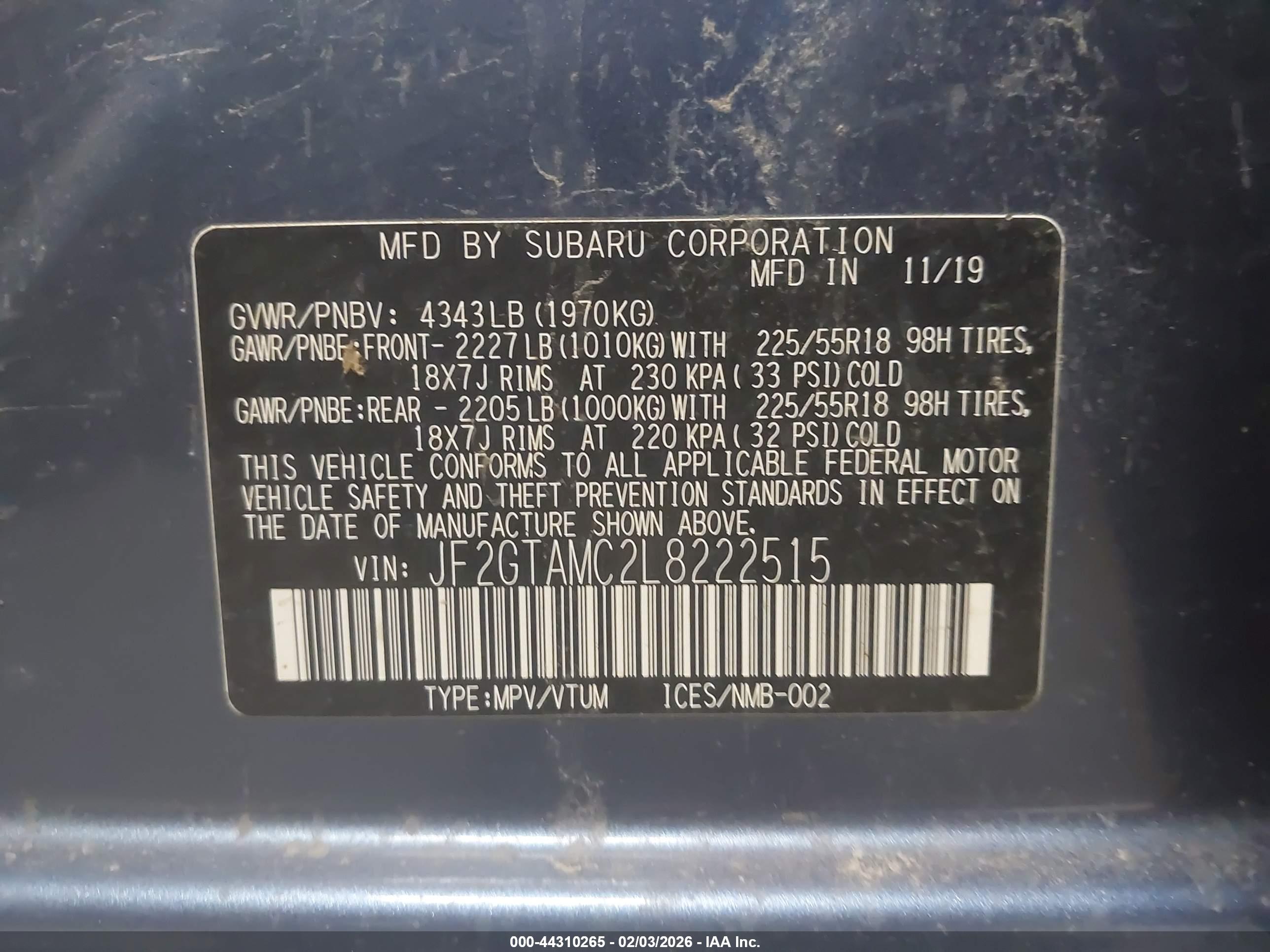 SUBARU CROSSTREK image 9