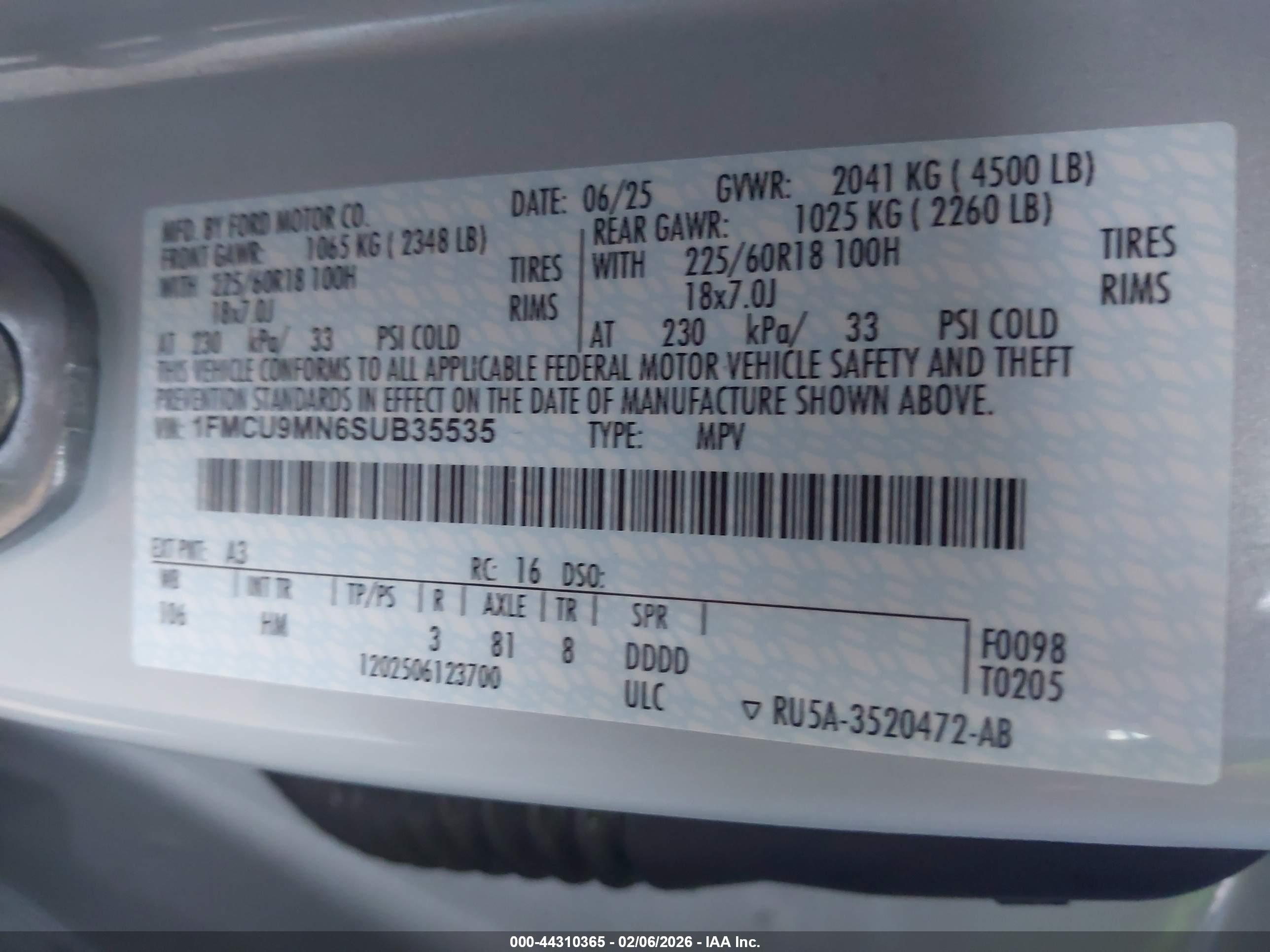 FORD ESCAPE image 9