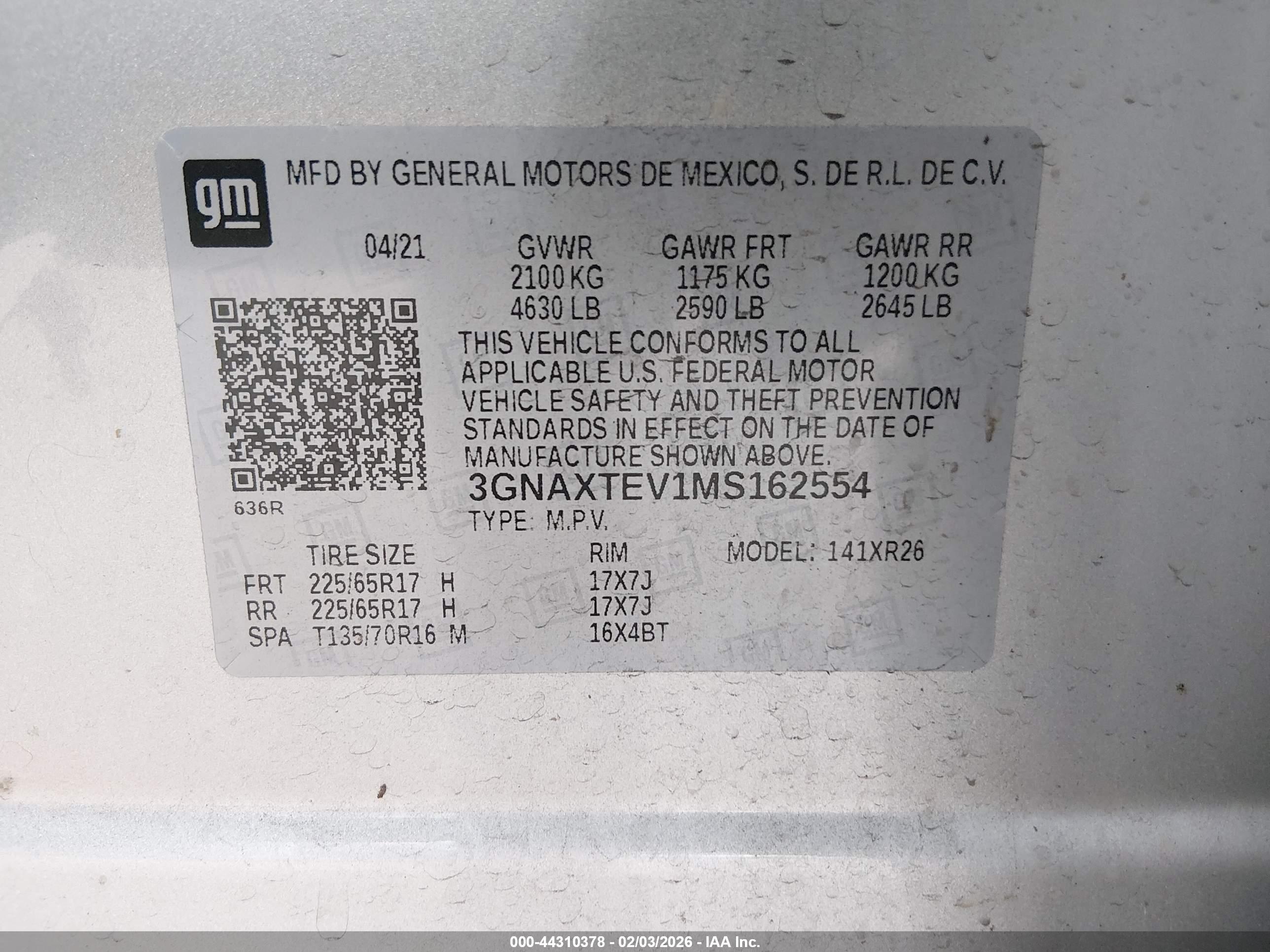 CHEVROLET EQUINOX image 9