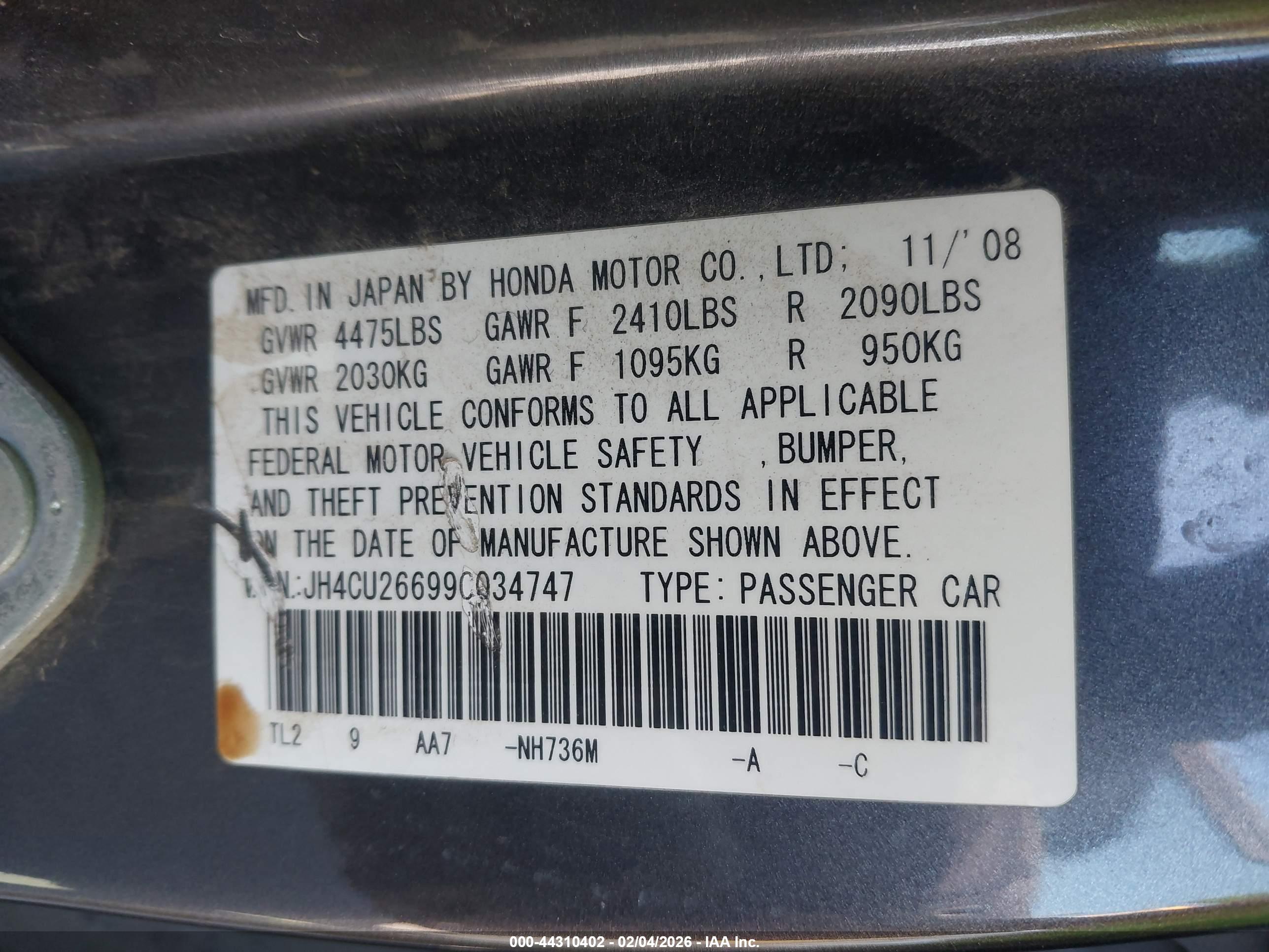 ACURA TSX image 9