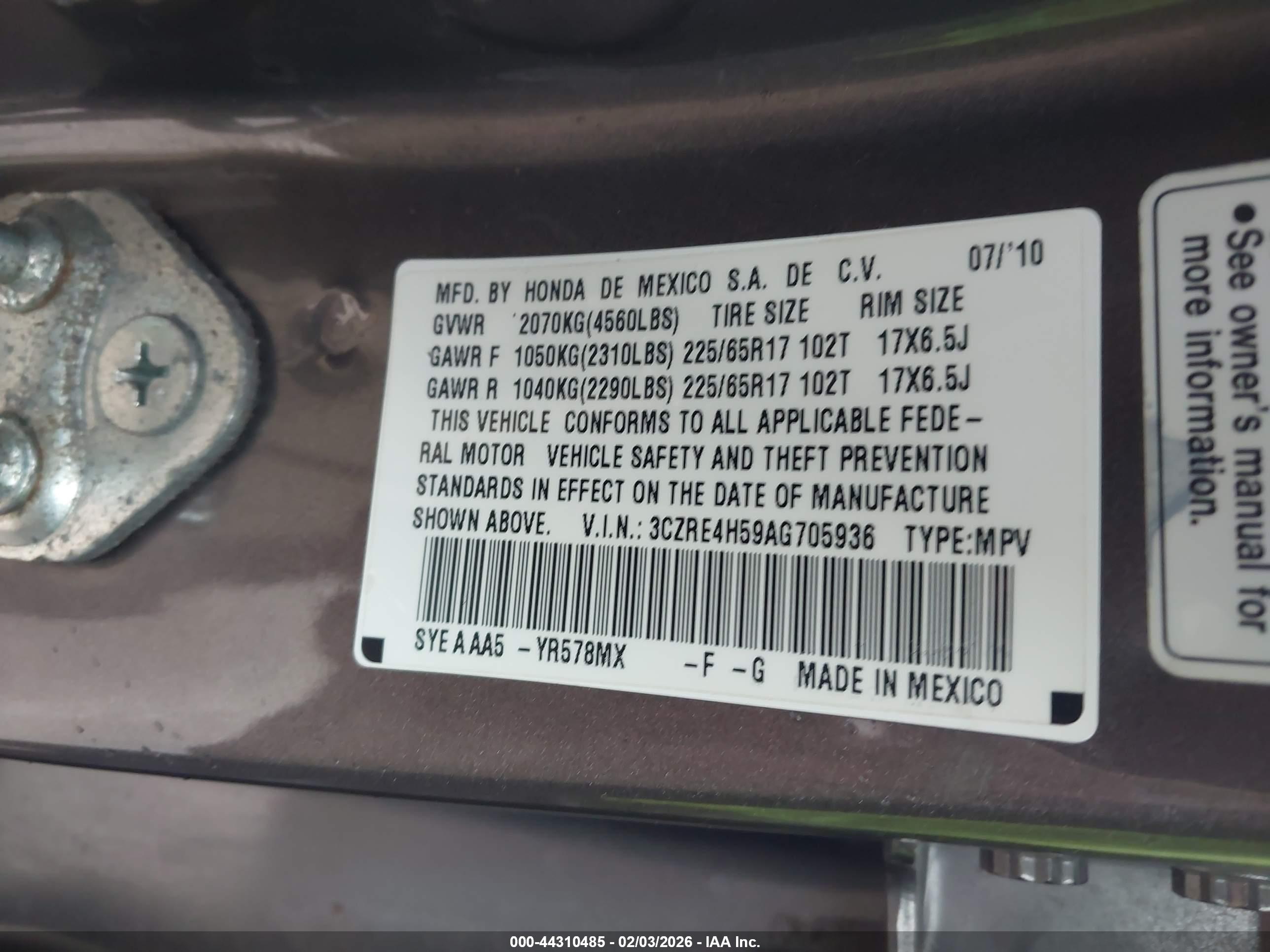 HONDA CR-V image 9